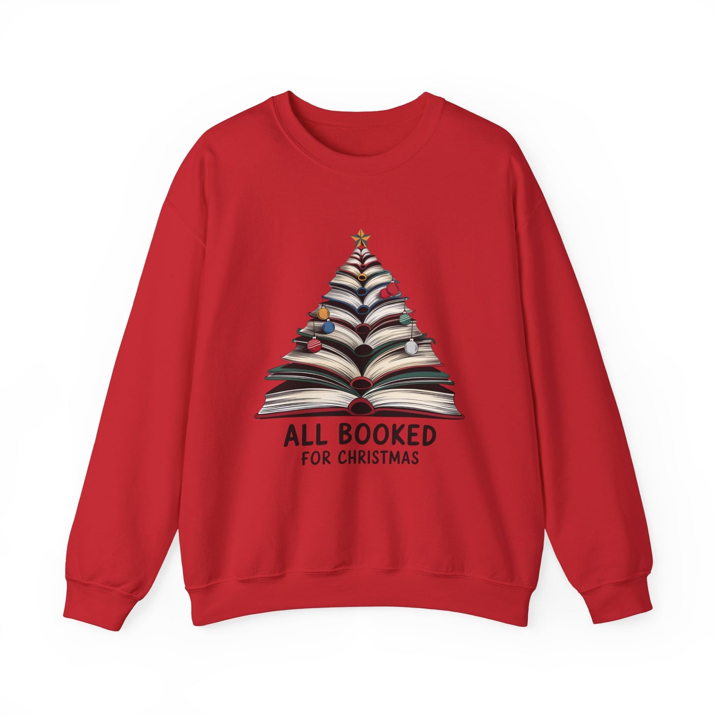 All Booked for Christmas Unisex Heavy Blend™ Crewneck Sweatshirt - sizes S - 5X
