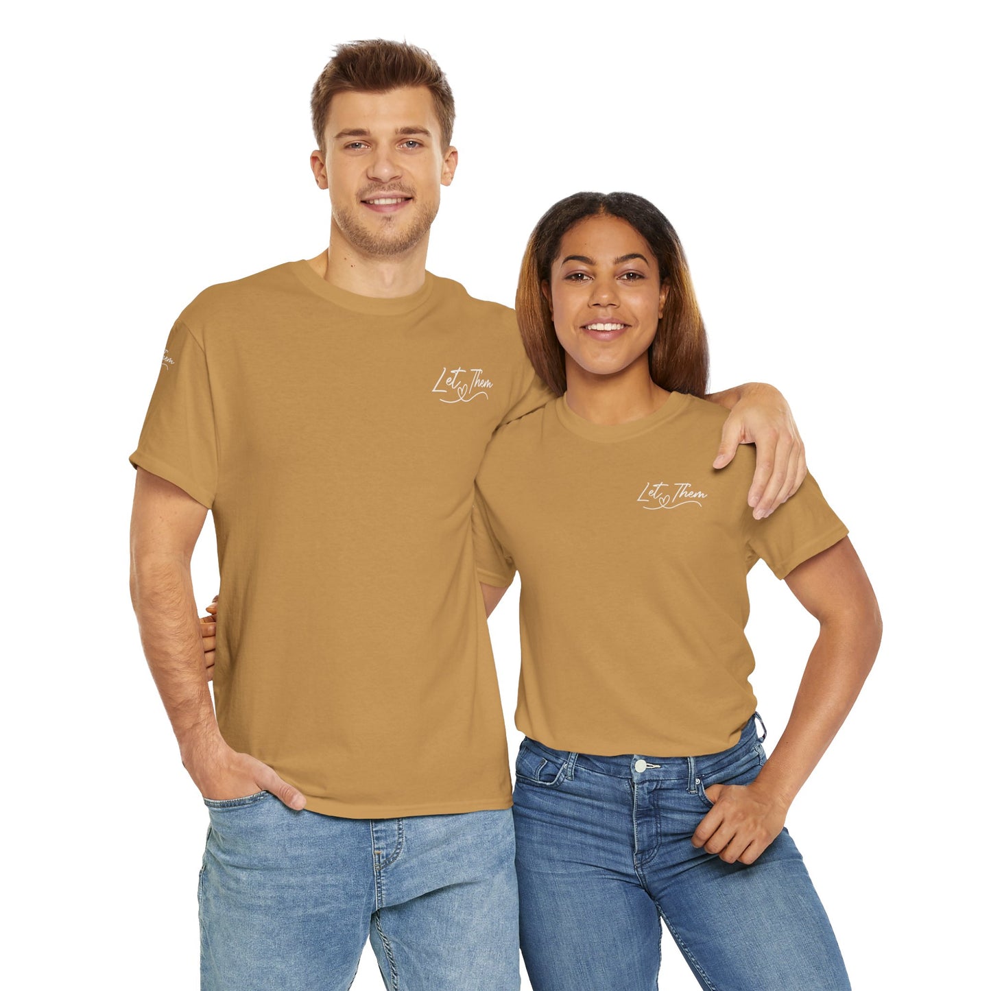 Let Them Unisex Heavy Cotton Tee