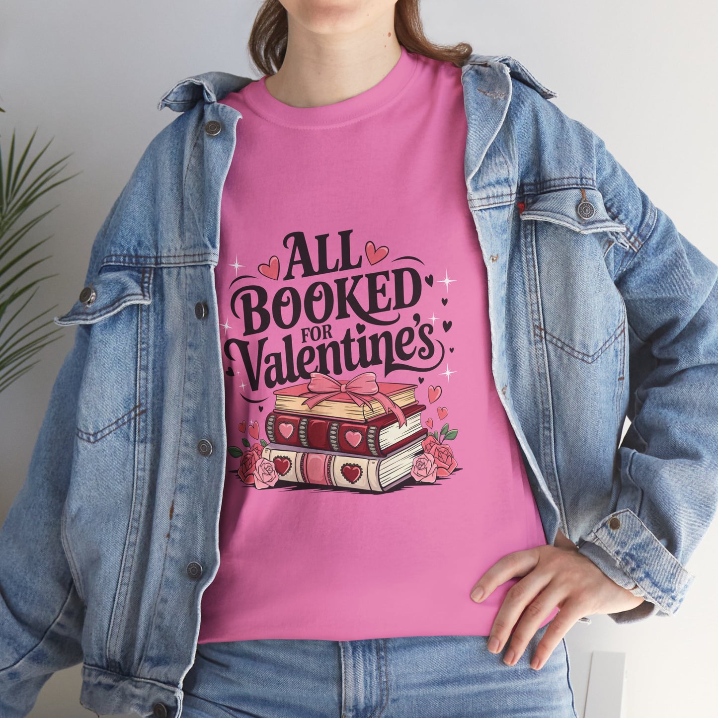Valentine's Day Book Lover Unisex Tee - sizes S - 5X