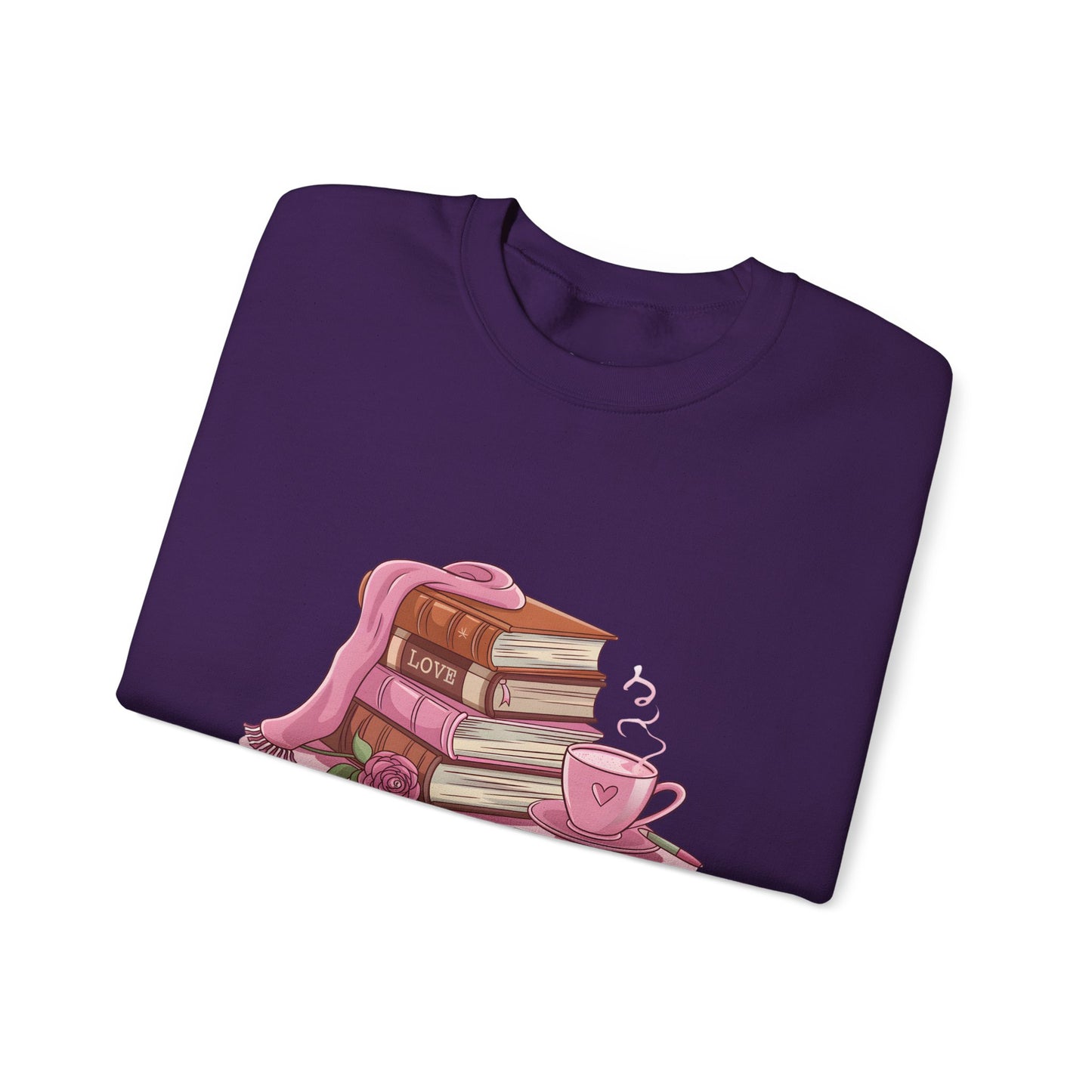 Valentine's Day Book Lover Crewneck Sweatshirt - S - 5X