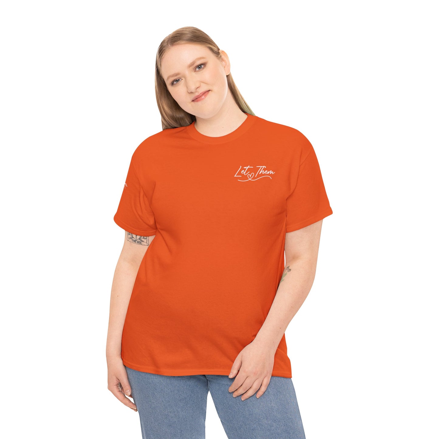 Let Them Unisex Heavy Cotton Tee