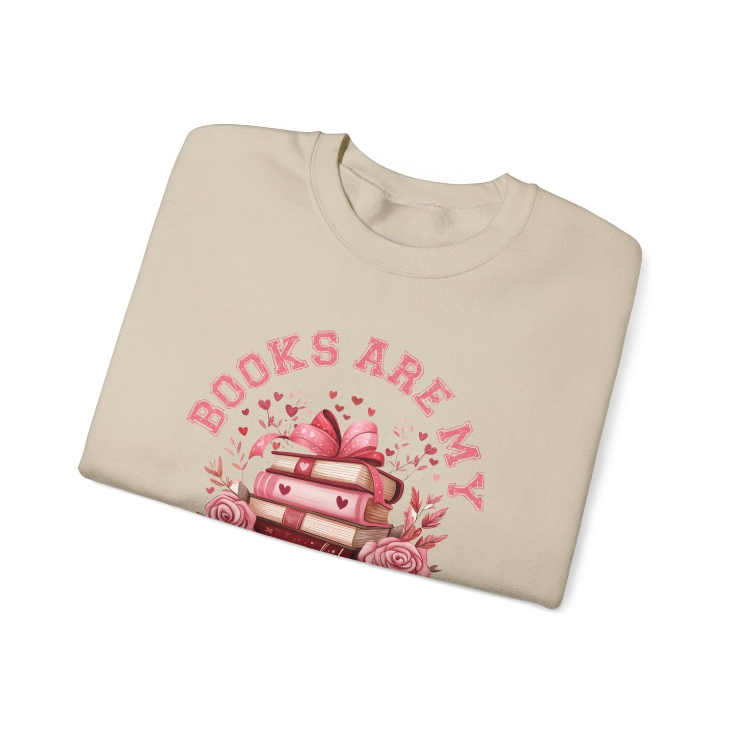 Books are my Love Language Unisex Heavy Blend Crewneck Sweatshirt - size S - 5X