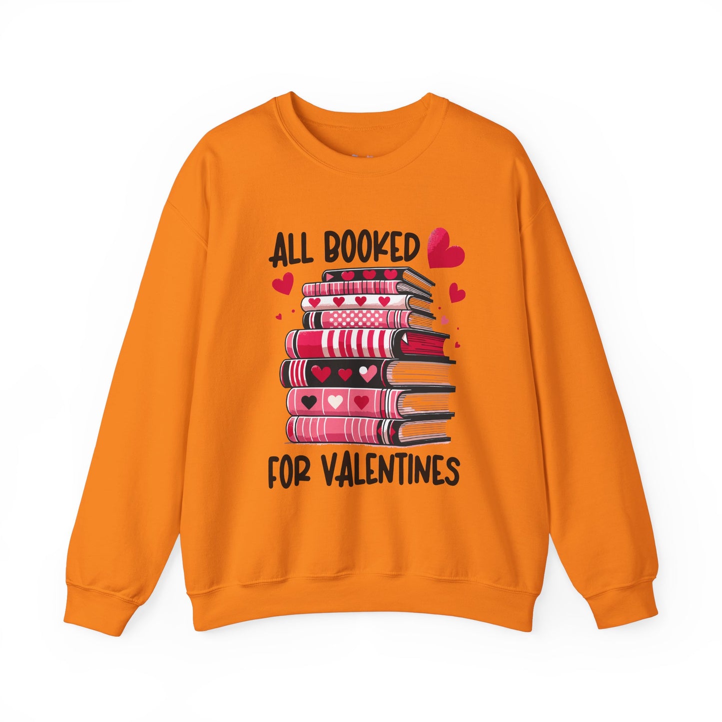 All Booked for Valentine's Day Unisex Heavy Blend Crewneck Sweatshirt