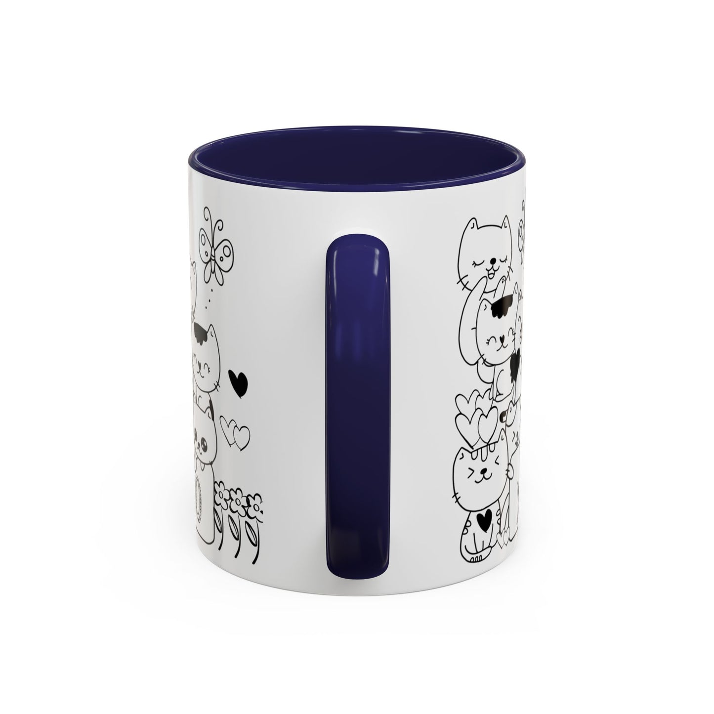Coffee Mug - Valentine's Day Cat Love Mug for Cat Lovers