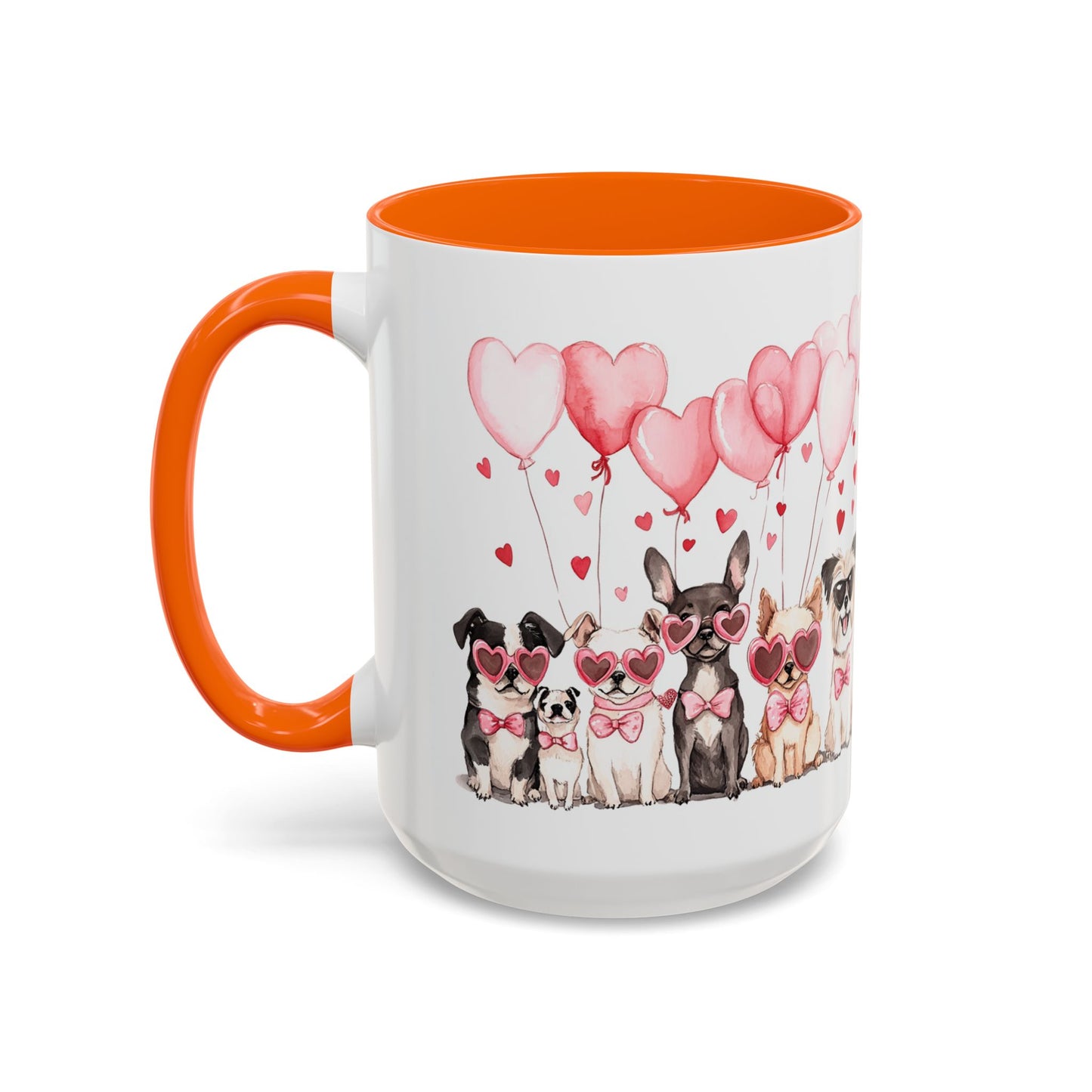Puppy Love Valentine's Day Coffee Mug (11, 15oz) version 2