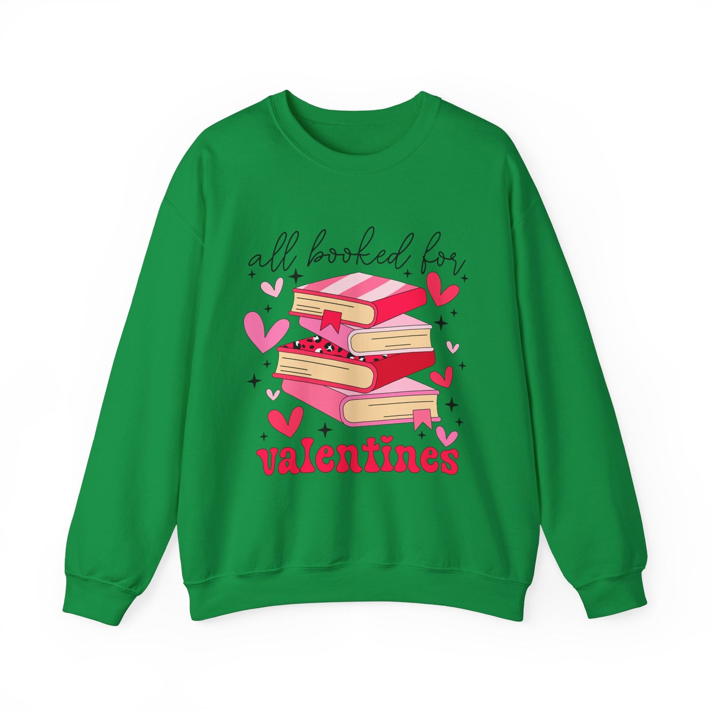 Book Lover Valentine's Day Unisex Sweatshirt - sizes S - 5X