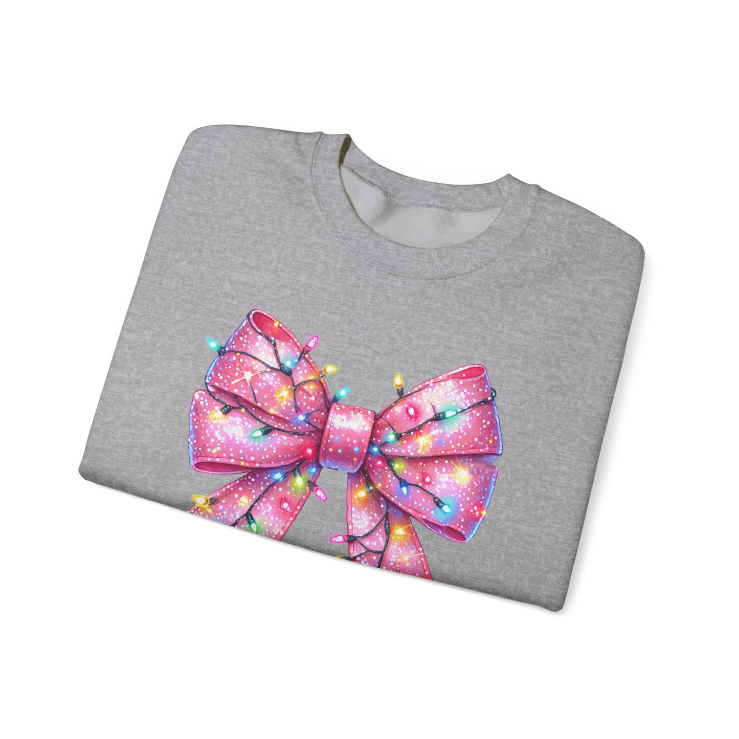 Big Pink Bow Unisex Heavy Blend™ Crewneck Sweatshirt - sizes S - 3X