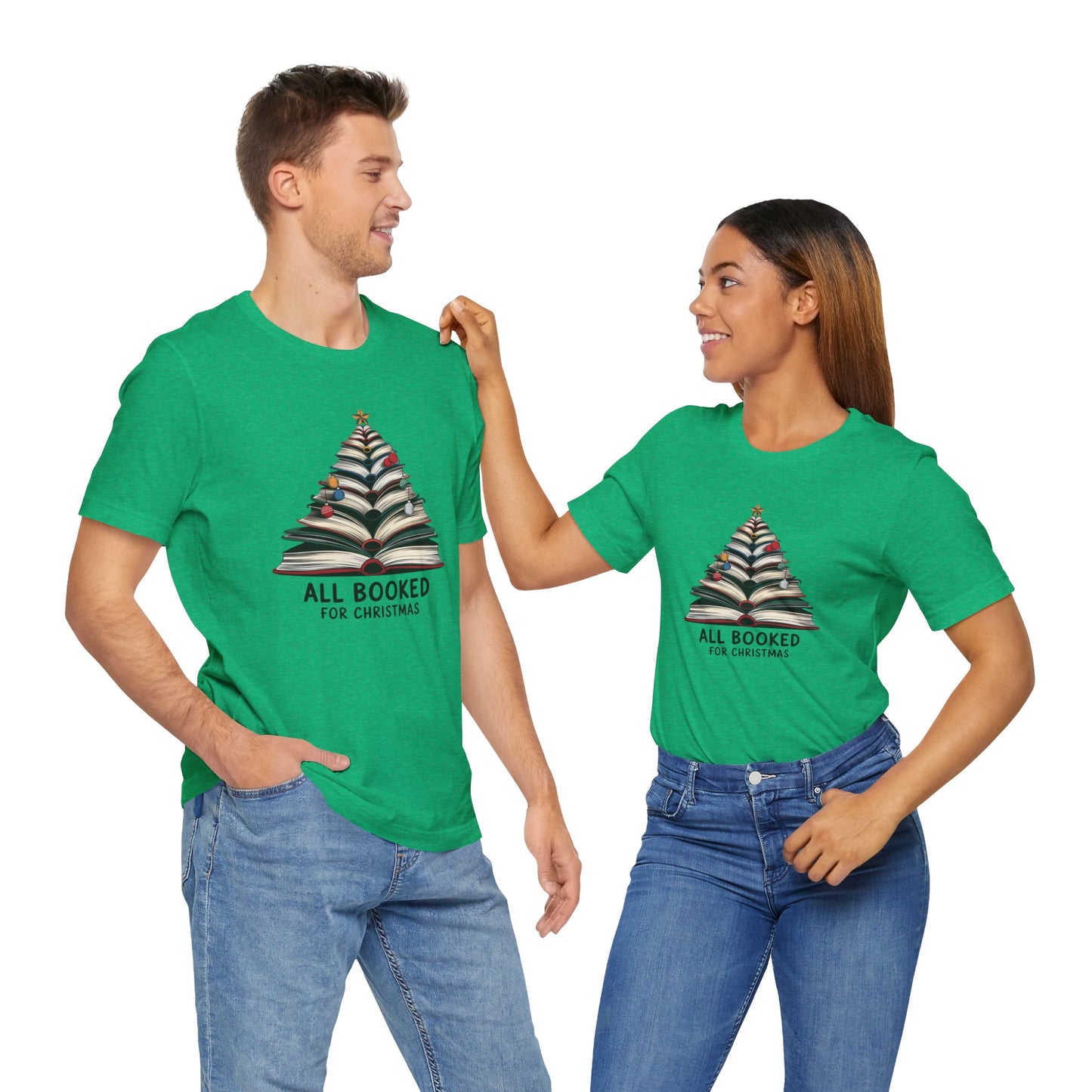 All Booked for Christmas Unisex Jersey Short Sleeve T-shirt - sizes S - 3X