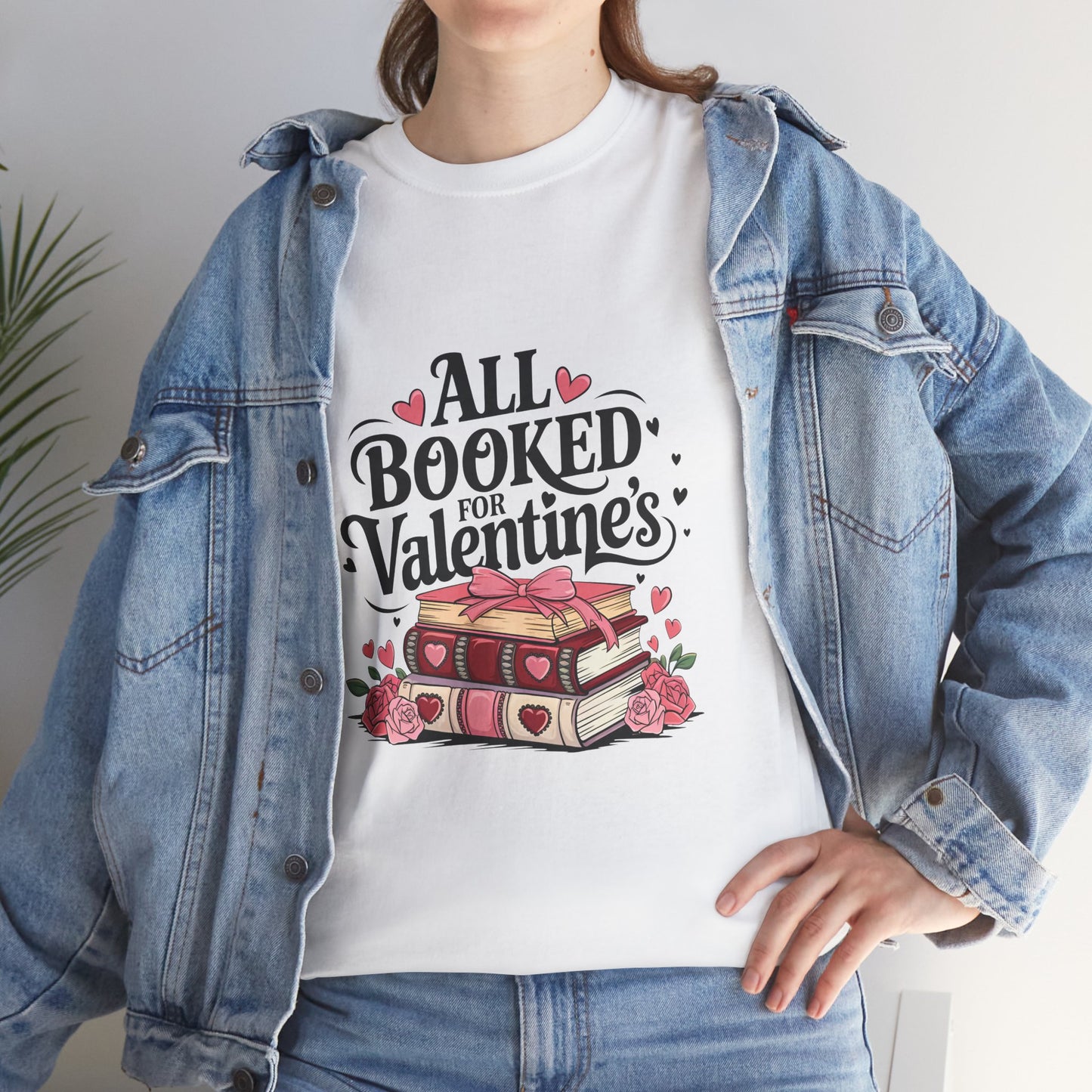Valentine's Day Book Lover Unisex Tee - sizes S - 5X