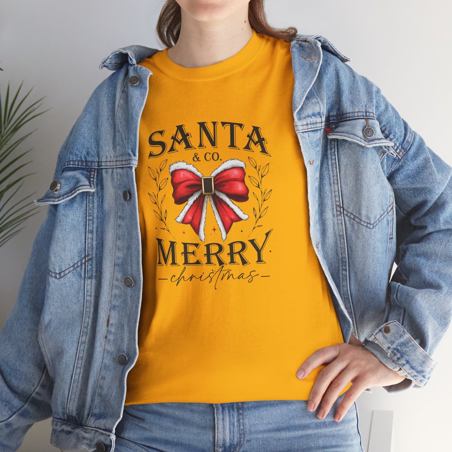 Santa and Company Merry Christmas Unisex Heavy Cotton Tee - sizes S - 5X