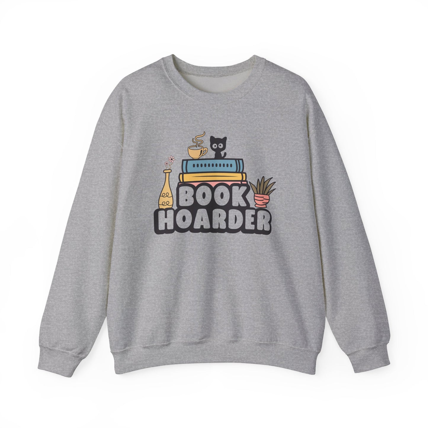 Book Hoarder Unisex Heavy Blend Sweatshirt - size S - 3X