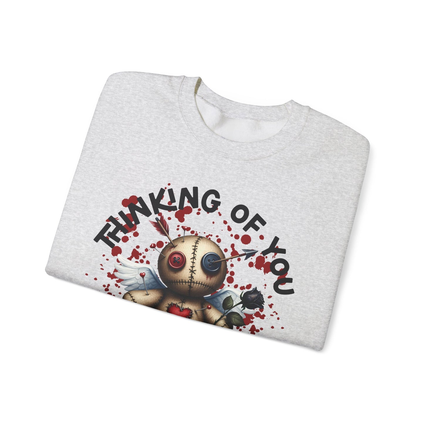 Anti-Valentine Thinking of You Unisex Heavy Blend™ Crewneck Sweatshirt - S - 5X