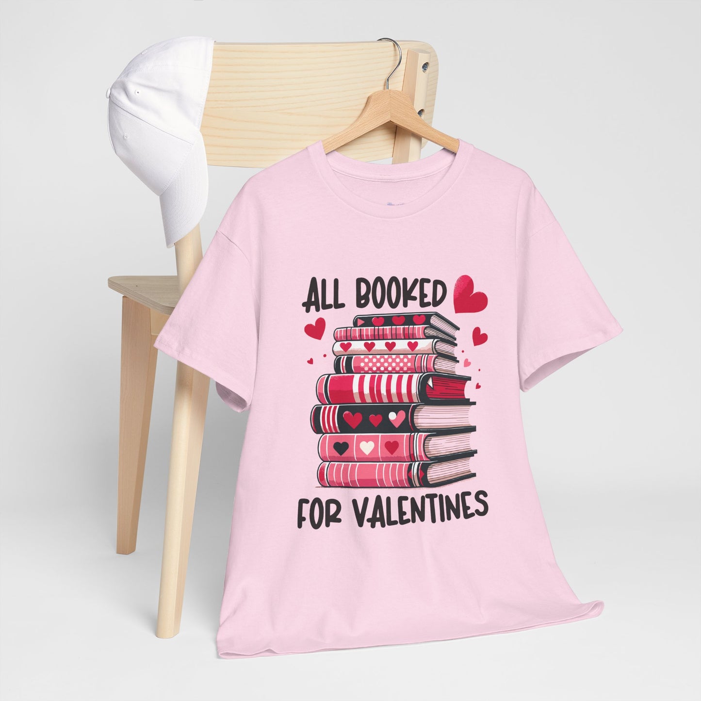 Valentine's Day Book Lover Unisex Tee - sizes S - 5X