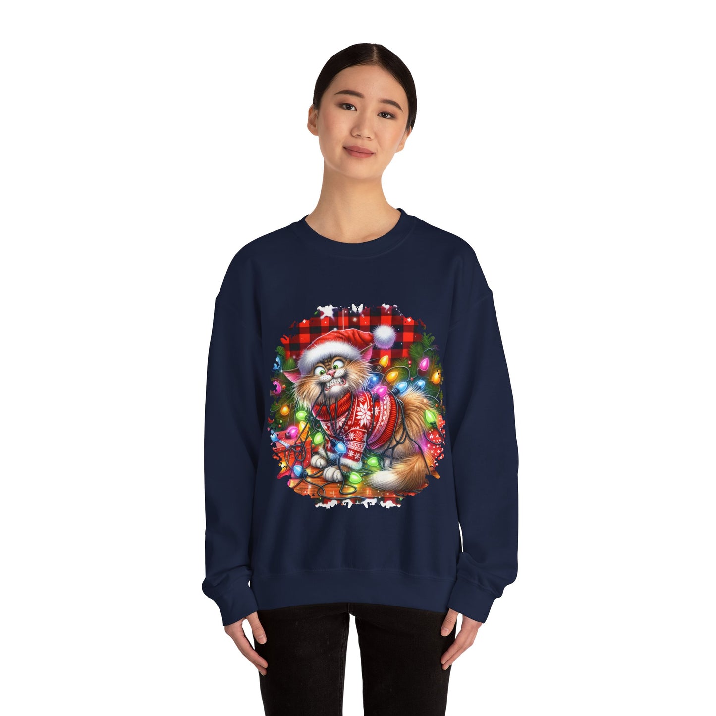 Christmas Cat Unisex Sweatshirt