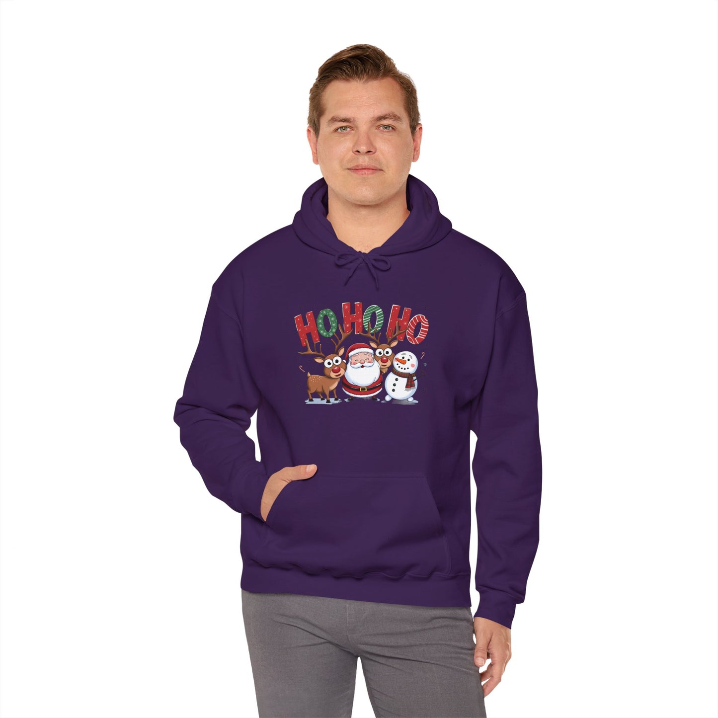 HoHoHo Unisex Heavy Blend™ Hooded Sweatshirt - S - 3X