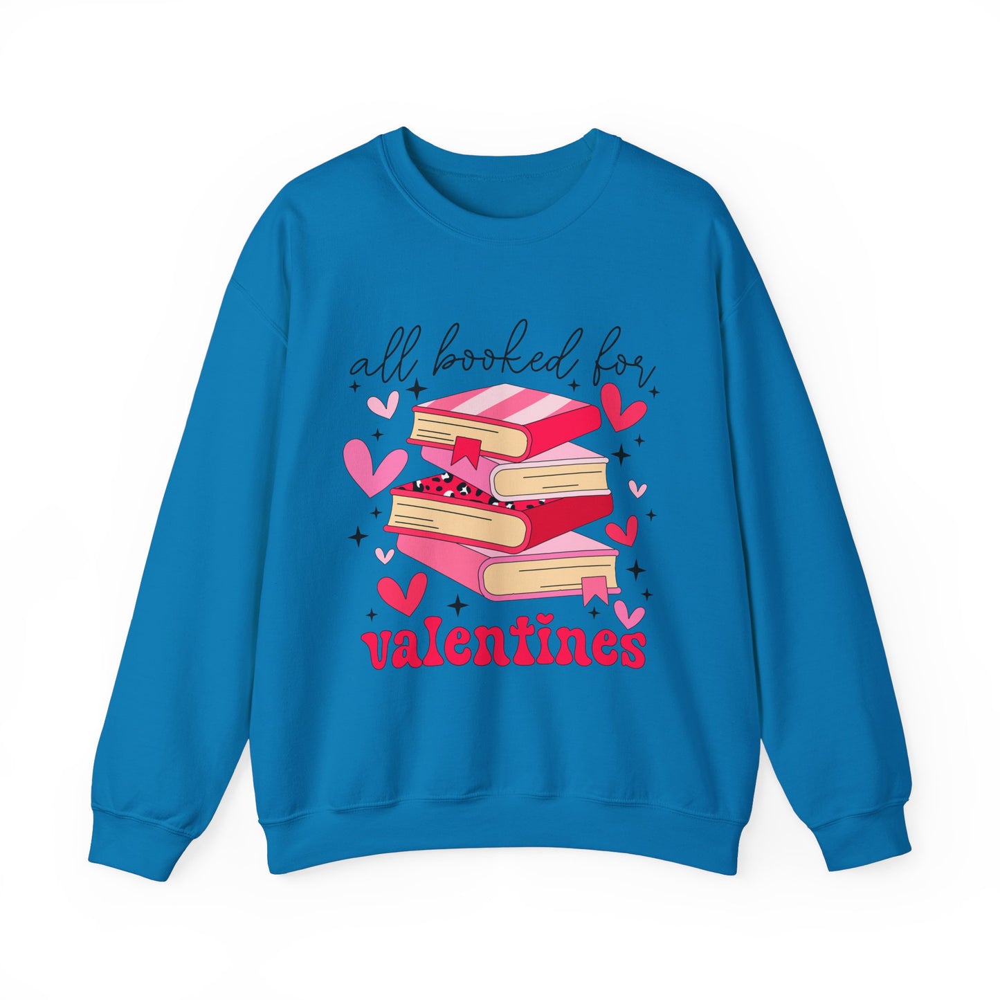 Book Lover Valentine's Day Unisex Sweatshirt - sizes S - 5X