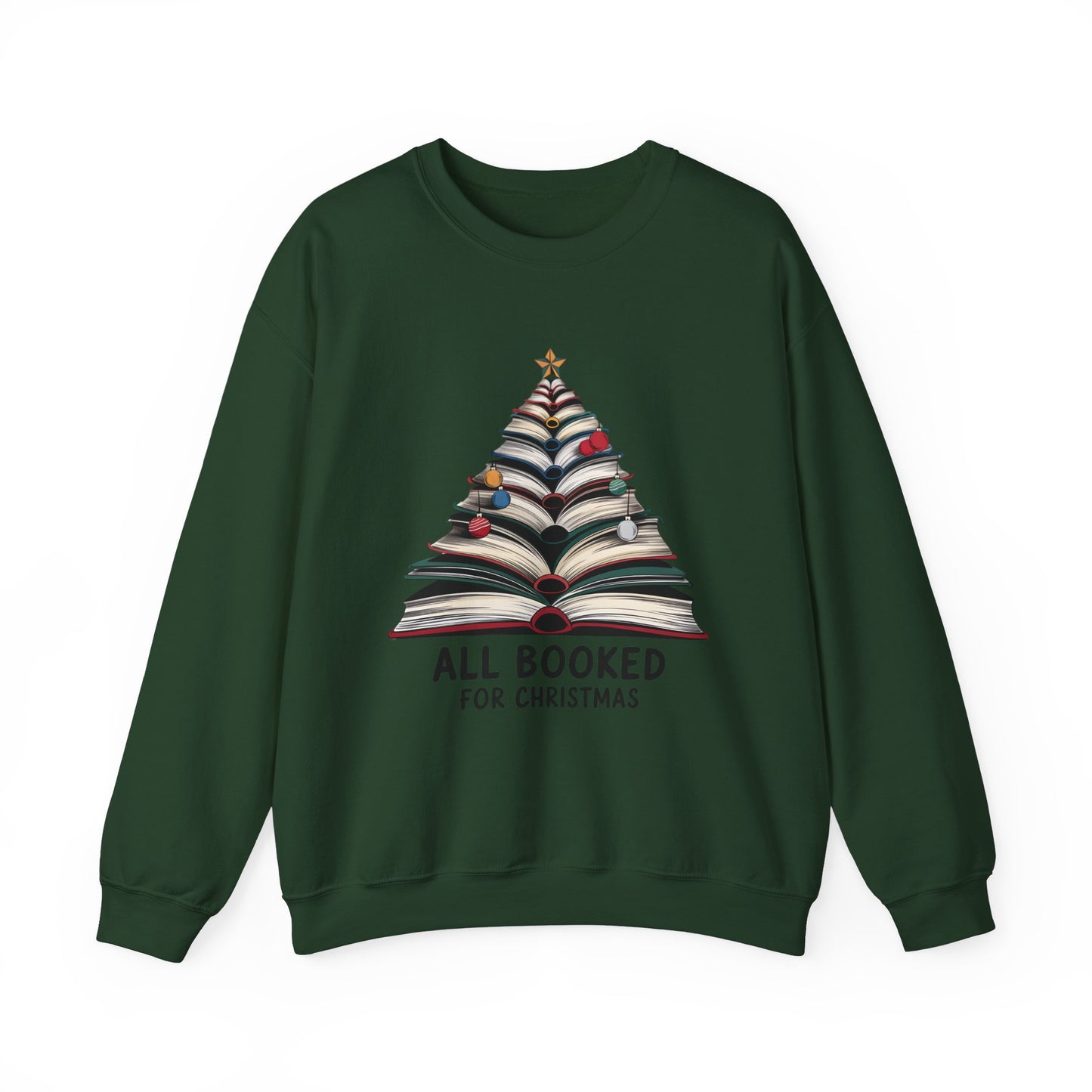 All Booked for Christmas Unisex Heavy Blend™ Crewneck Sweatshirt - sizes S - 5X