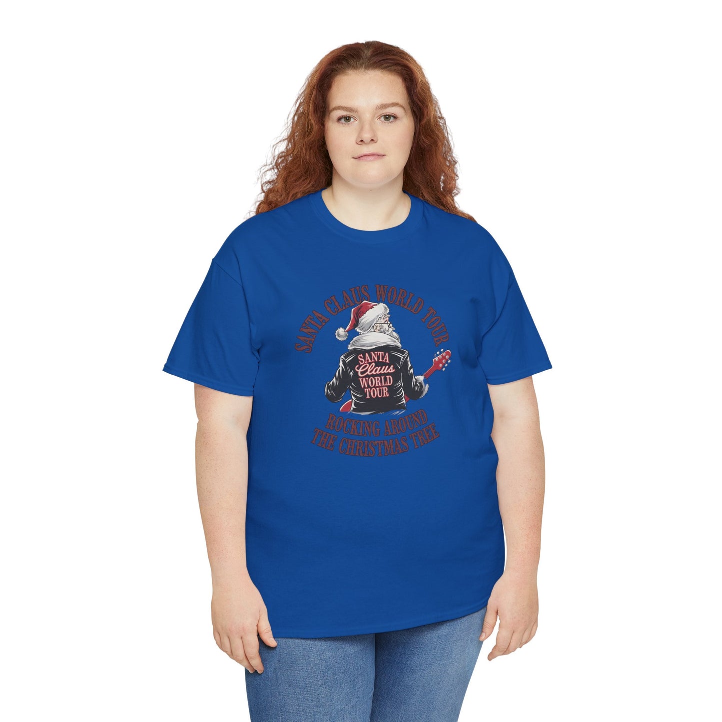 Santa Claus World Tour Unisex Tee - Sizes S-5X - Christmas Holiday Funny Shirt