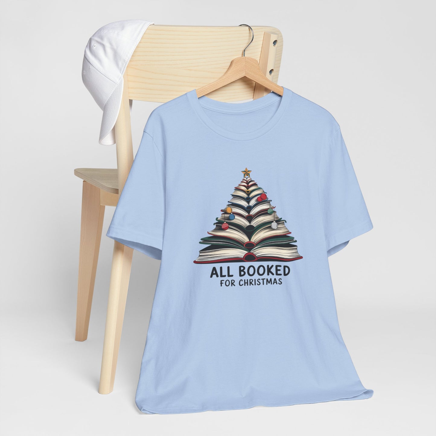 All Booked for Christmas Unisex Jersey Short Sleeve T-shirt - sizes S - 3X
