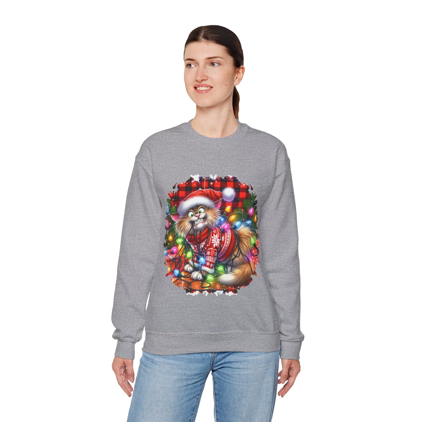 Christmas Cat Unisex Sweatshirt