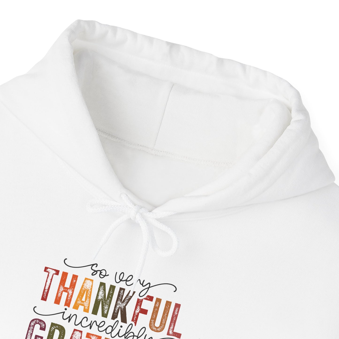 Thankful, Grateful, Blessed, Unisex Heavy Blend Hooded Sweatshirt