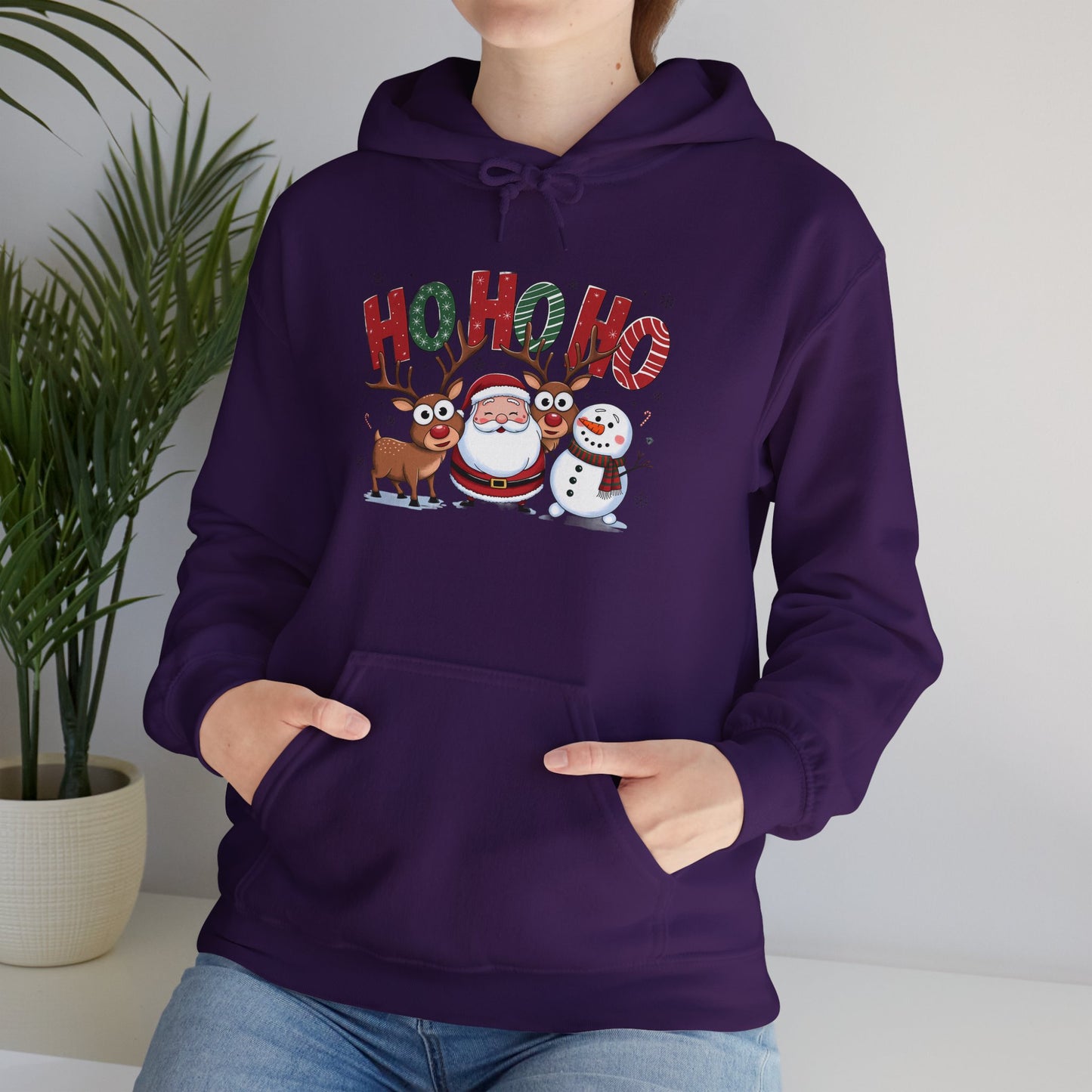HoHoHo Unisex Heavy Blend™ Hooded Sweatshirt - S - 3X