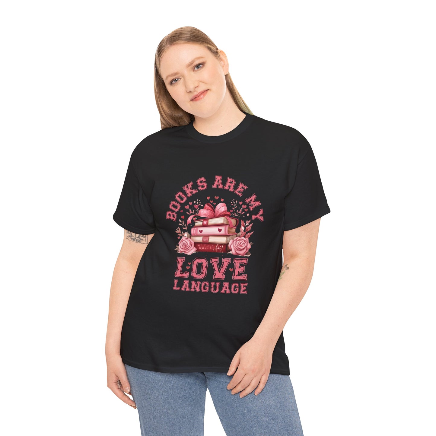 Books are My Love Language Unisex Tee - Valentine's Day Gift for Book Lovers