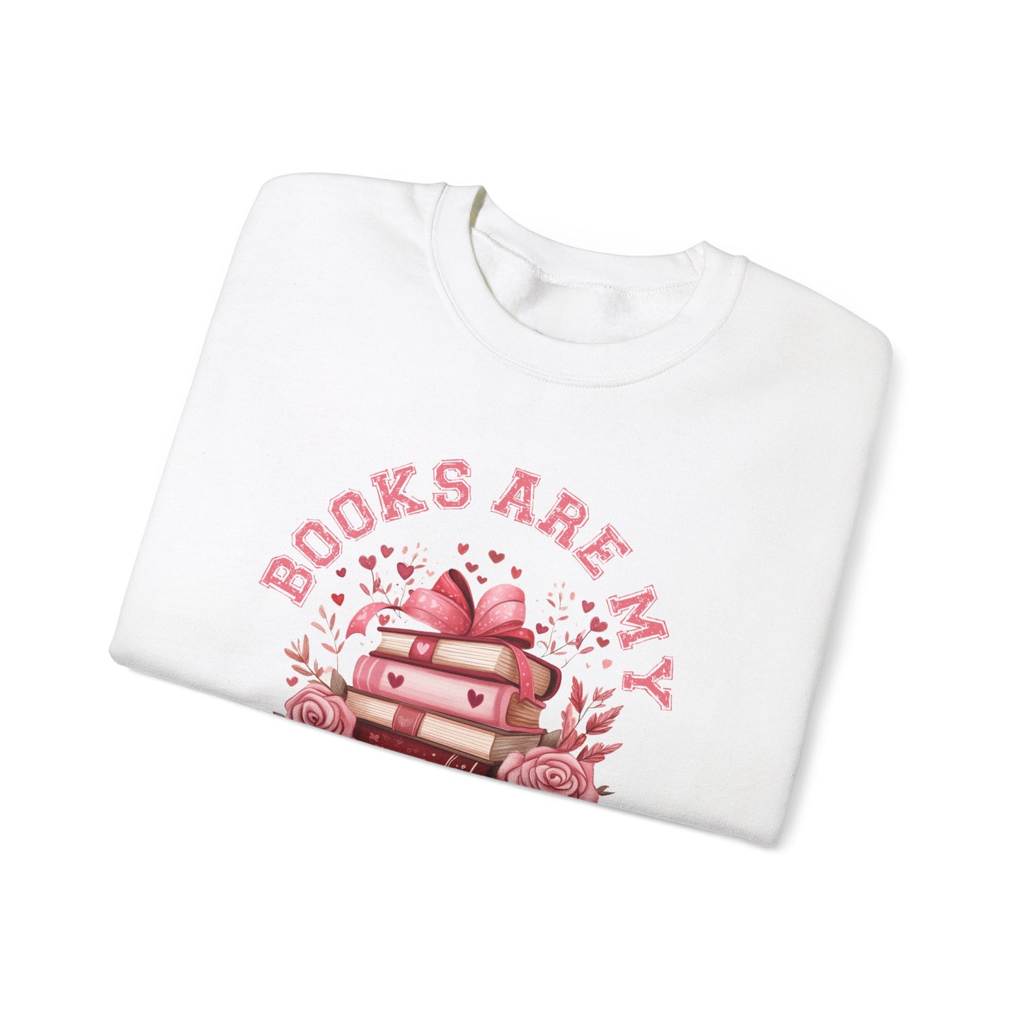 Books are my Love Language Unisex Heavy Blend Crewneck Sweatshirt - size S - 5X