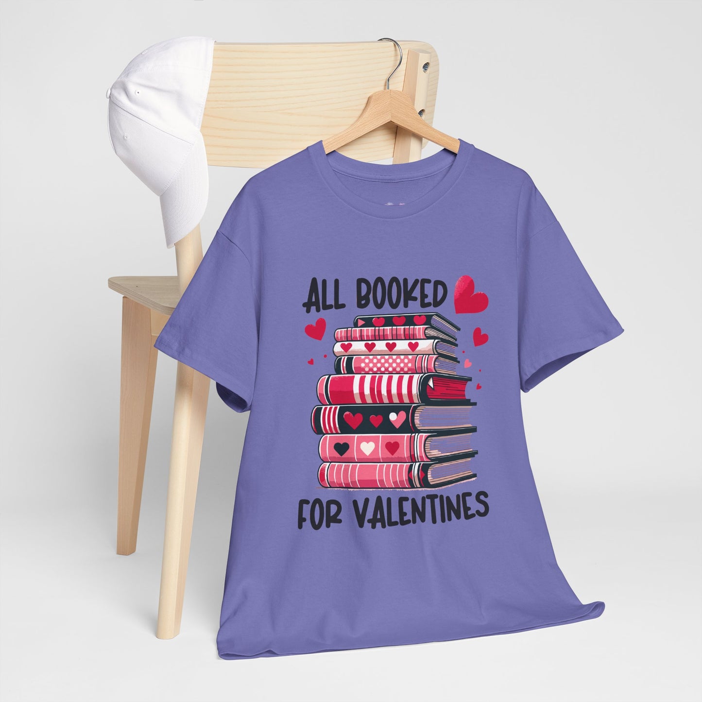 Valentine's Day Book Lover Unisex Tee - sizes S - 5X
