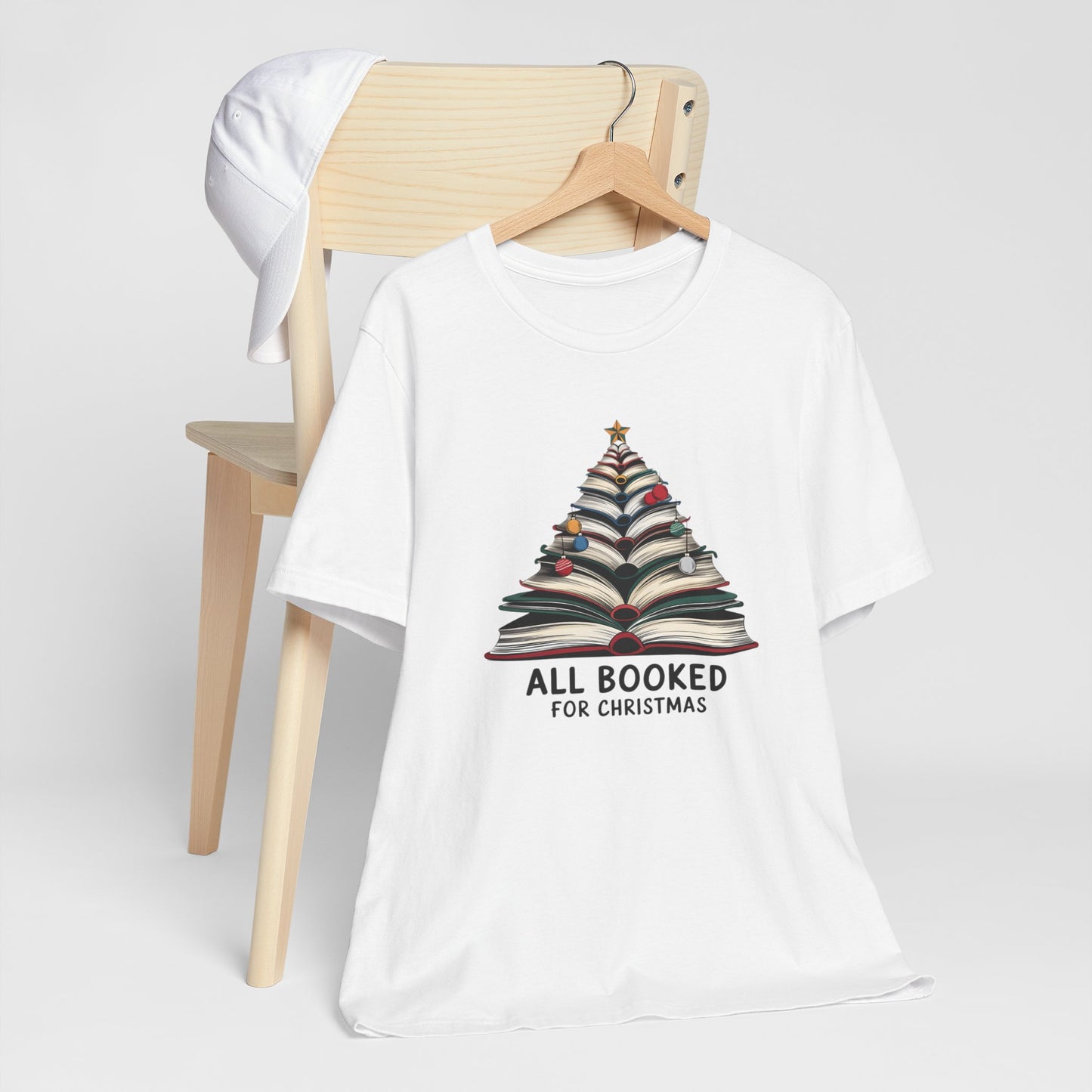 All Booked for Christmas Unisex Jersey Short Sleeve T-shirt - sizes S - 3X