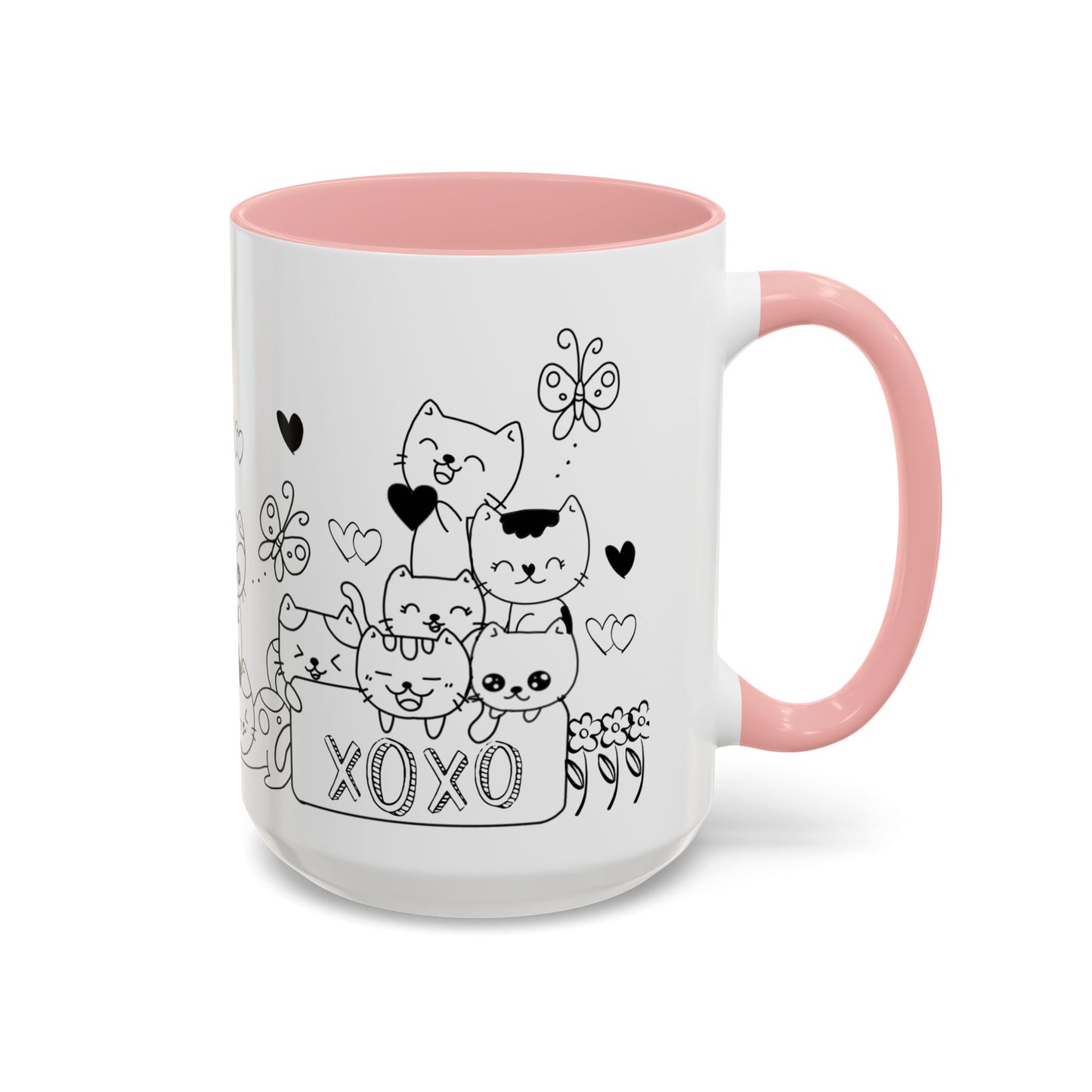 Coffee Mug - Valentine's Day Cat Love Mug for Cat Lovers