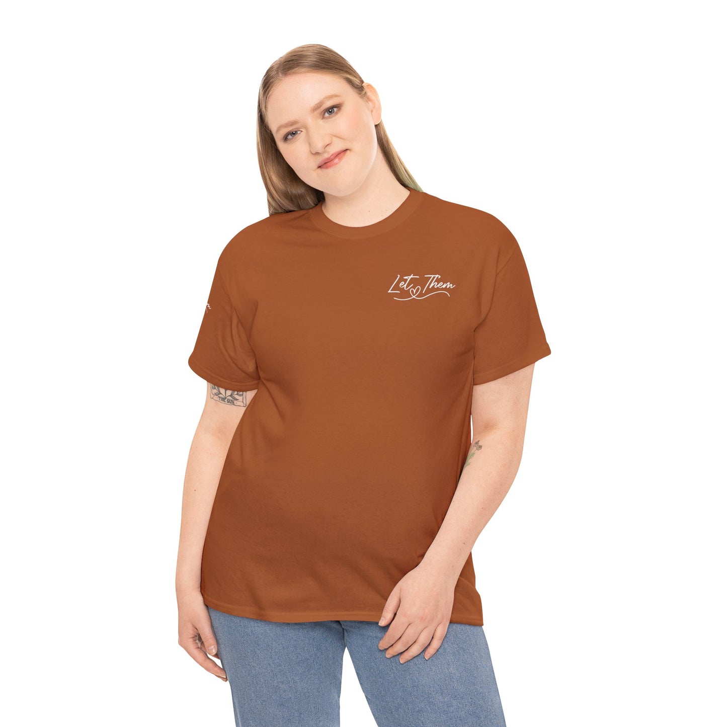 Let Them Unisex Heavy Cotton Tee