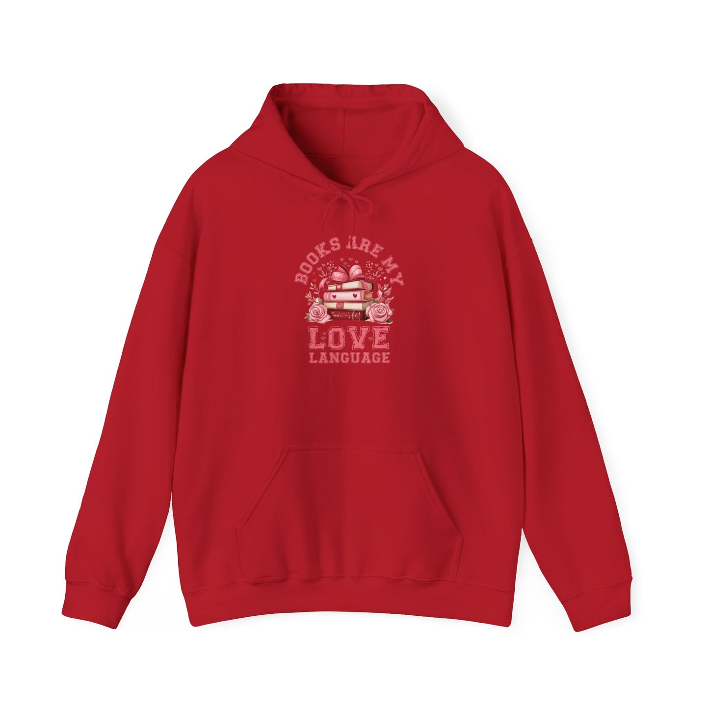 Books are My Love Language Hooded Sweatshirt - sizes S - 5X