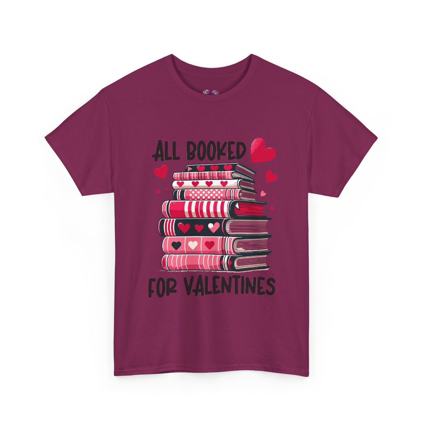 Valentine's Day Book Lover Unisex Tee - sizes S - 5X