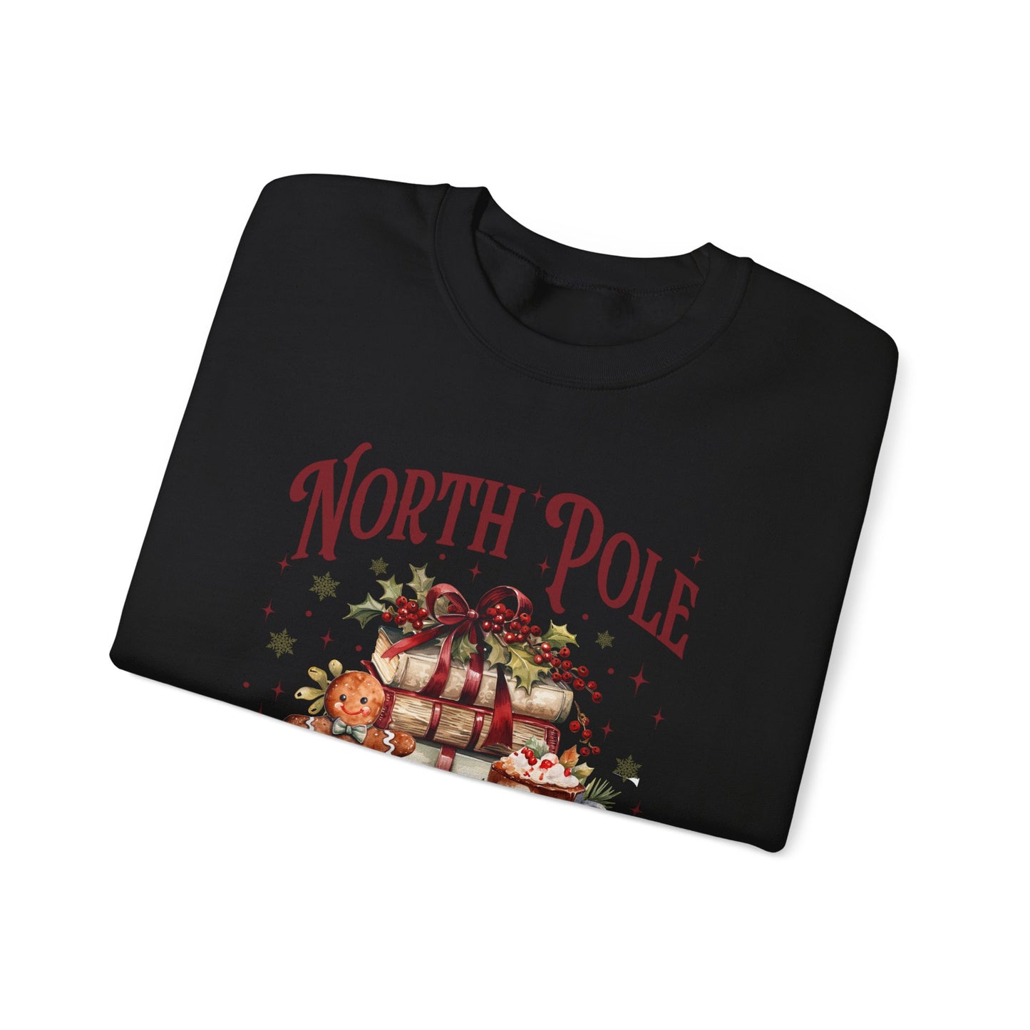 North Pole Book Club Unisex Heavy Blend™ Crewneck Sweatshirt - size S - 3X