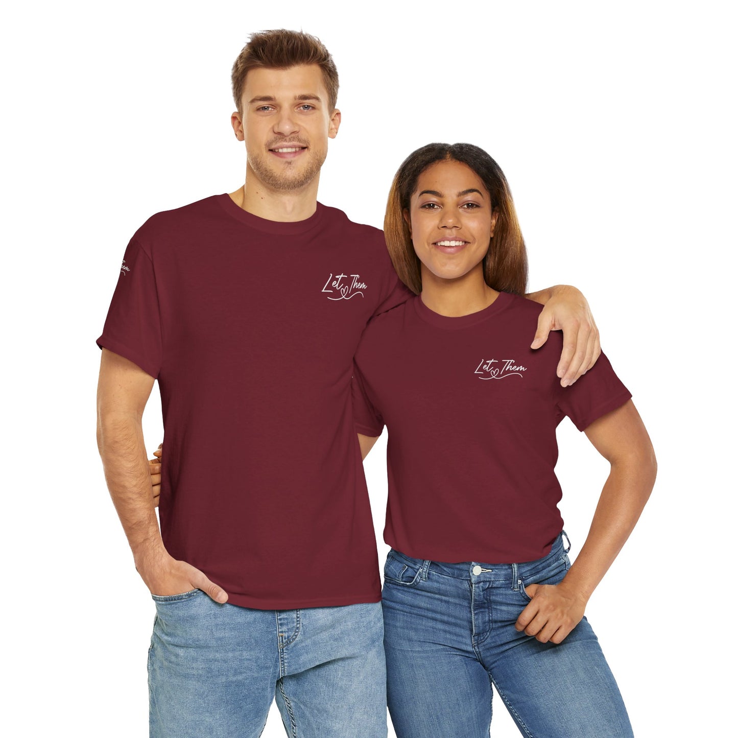Let Them Unisex Heavy Cotton Tee