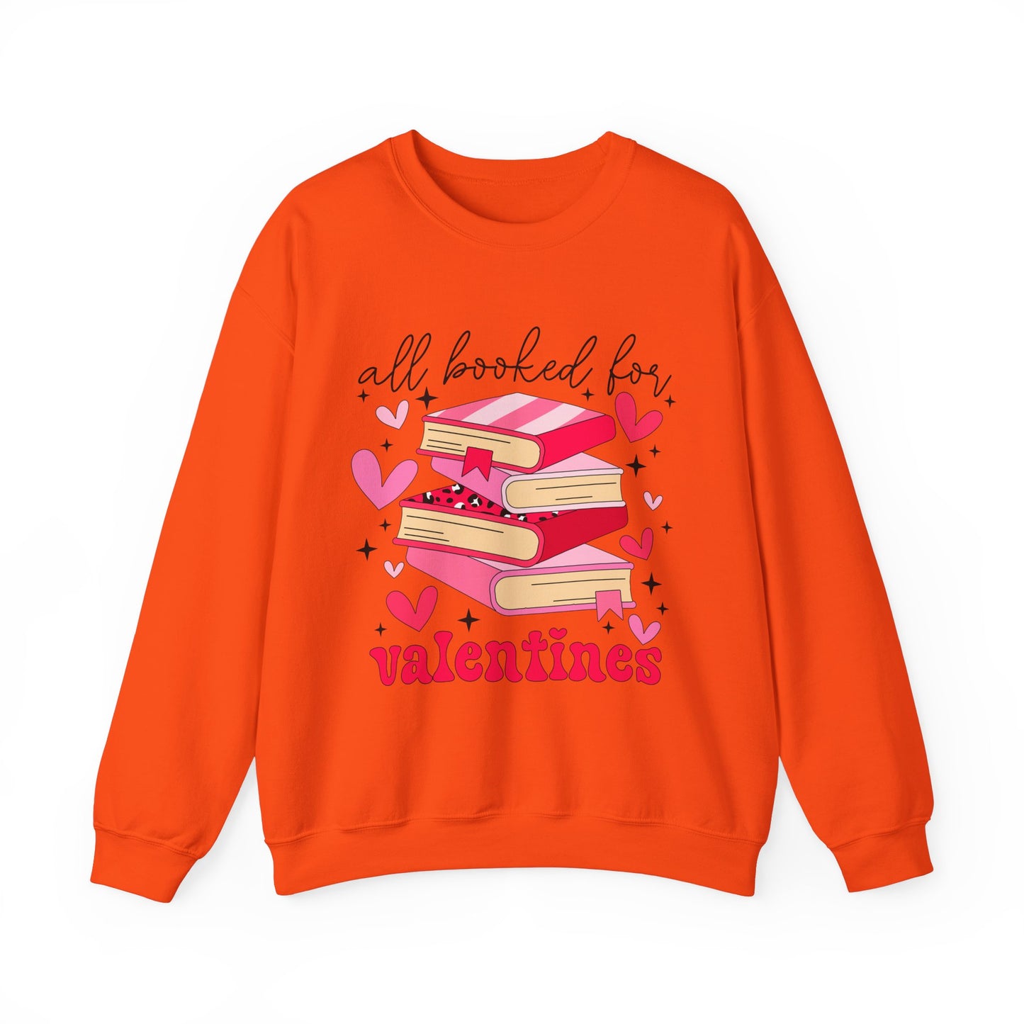 Book Lover Valentine's Day Unisex Sweatshirt - sizes S - 5X