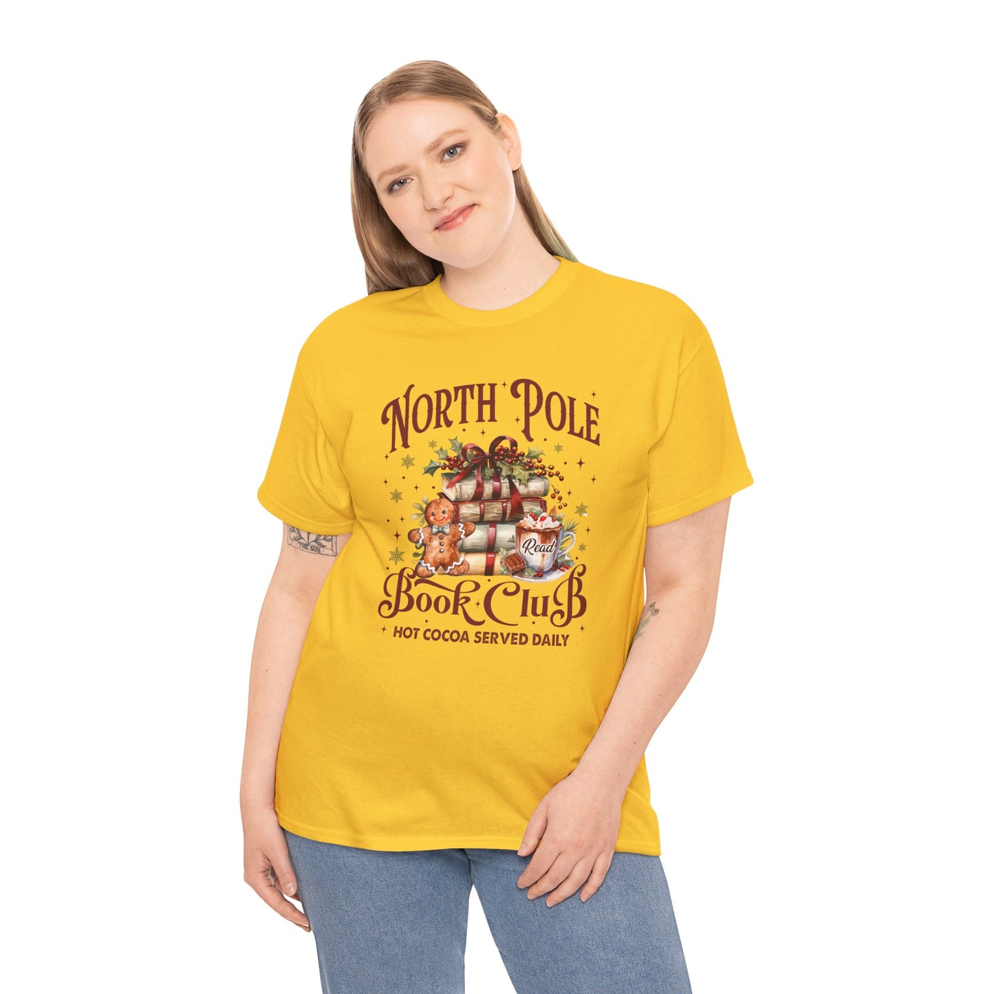 North Pole Book Club Unisex Heavy Cotton Tee - sizes S - 3X