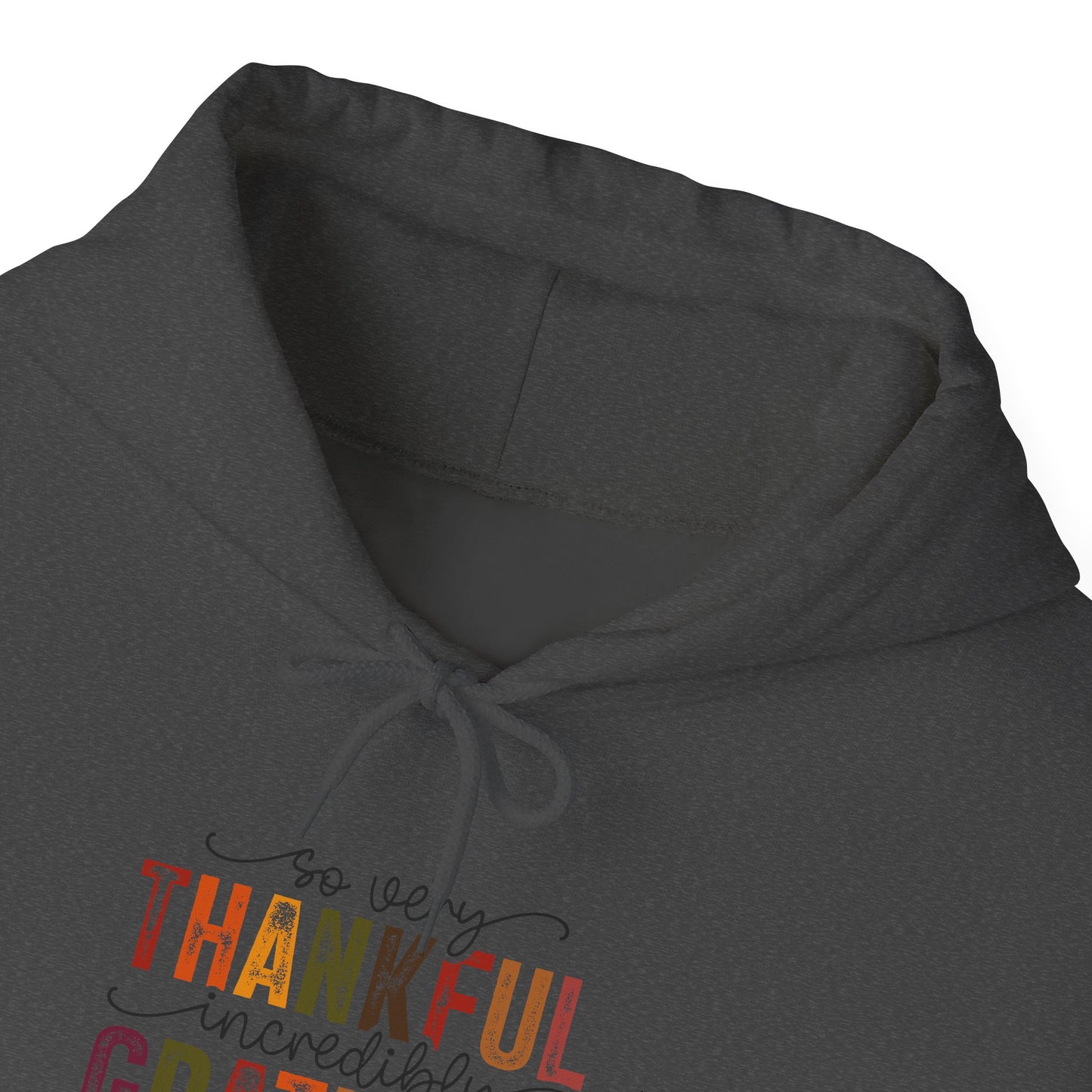 Thankful, Grateful, Blessed, Unisex Heavy Blend Hooded Sweatshirt