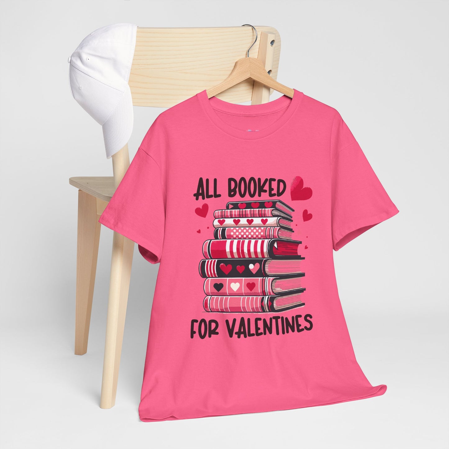 Valentine's Day Book Lover Unisex Tee - sizes S - 5X