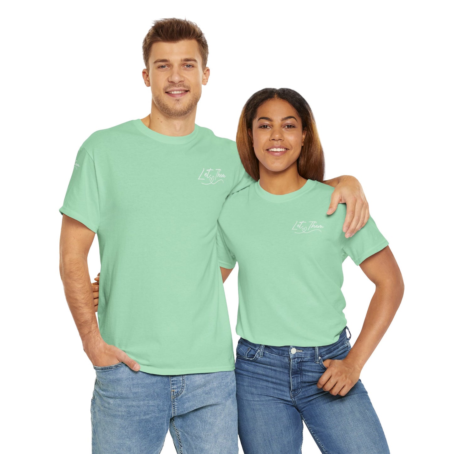 Let Them Unisex Heavy Cotton Tee