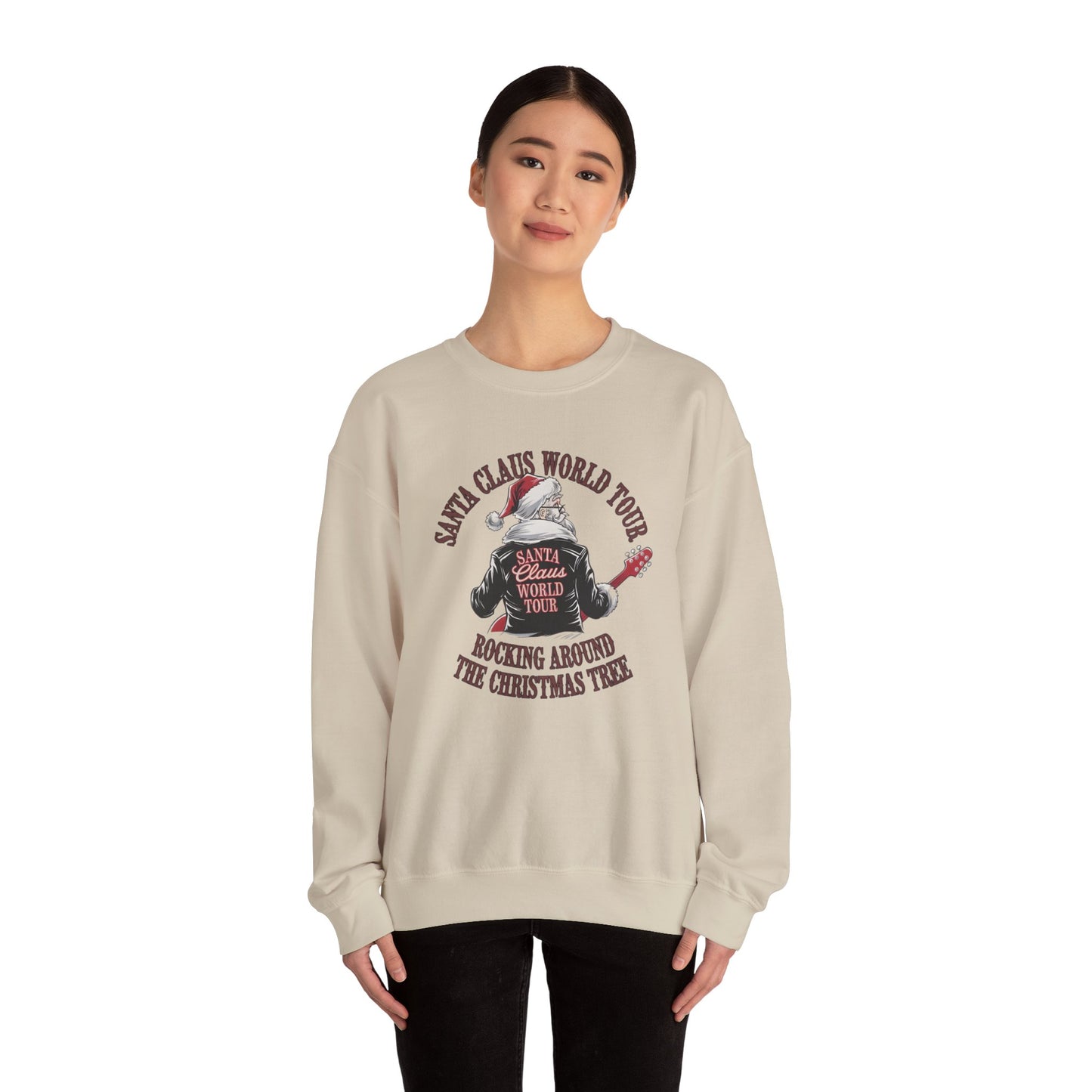 Santa Claus World Tour Unisex Heavy Blend™ Crewneck Sweatshirt - sizes S-3X