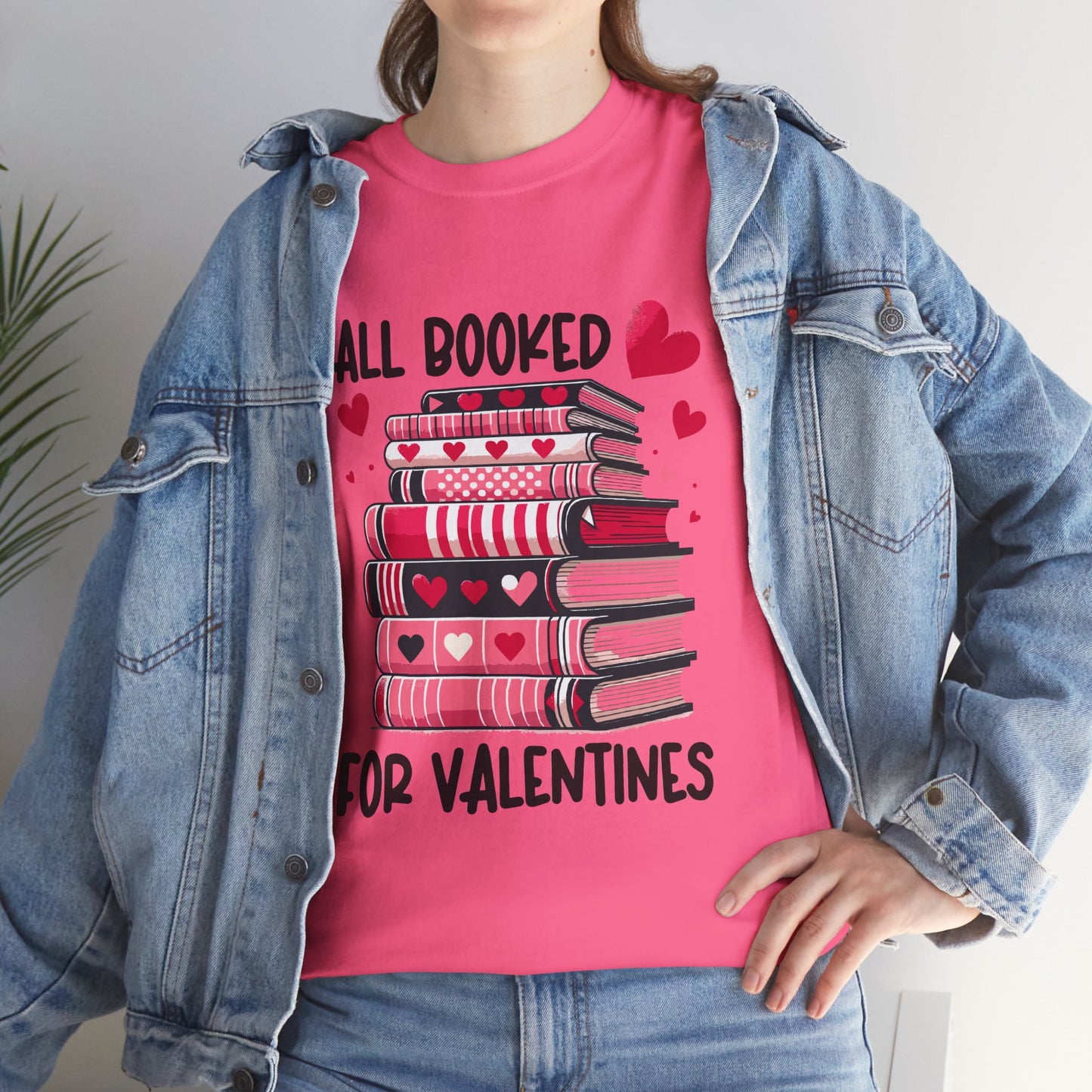 Valentine's Day Book Lover Unisex Tee - sizes S - 5X