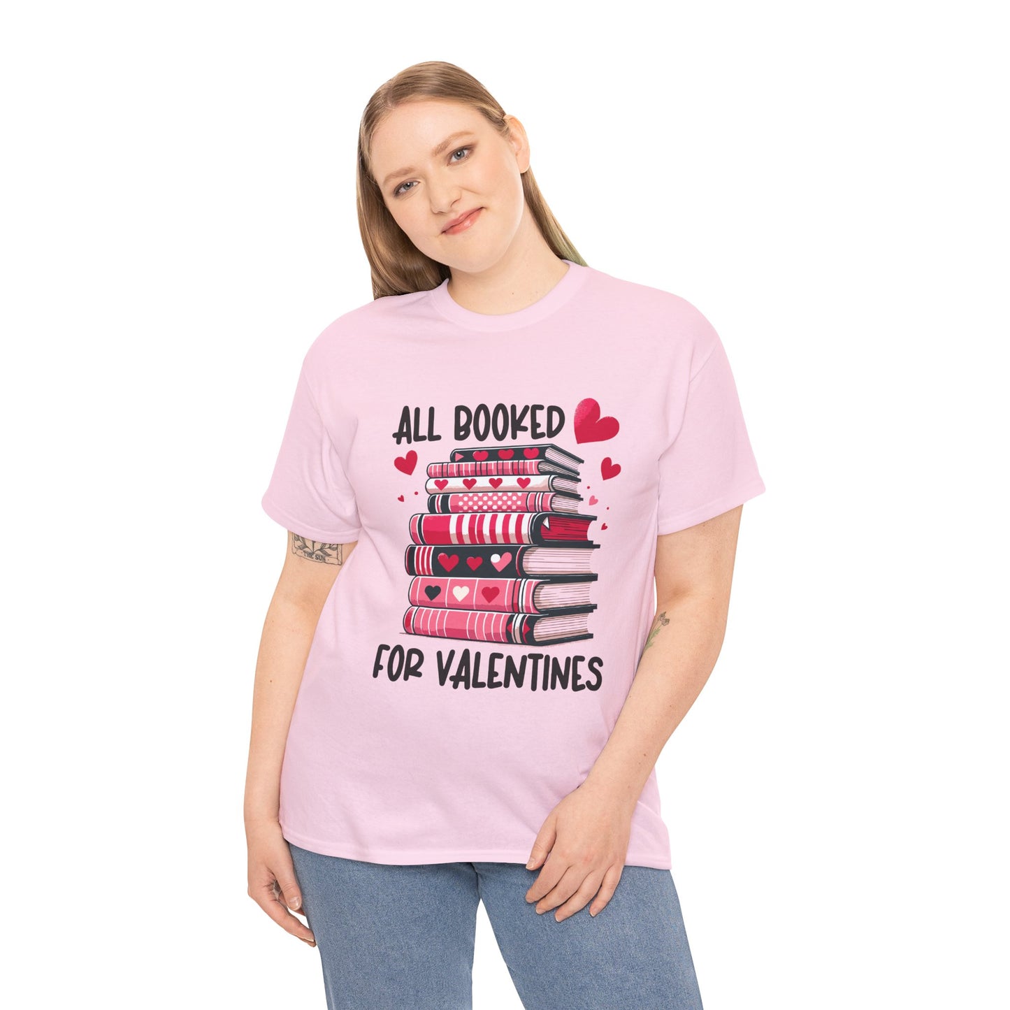 Valentine's Day Book Lover Unisex Tee - sizes S - 5X