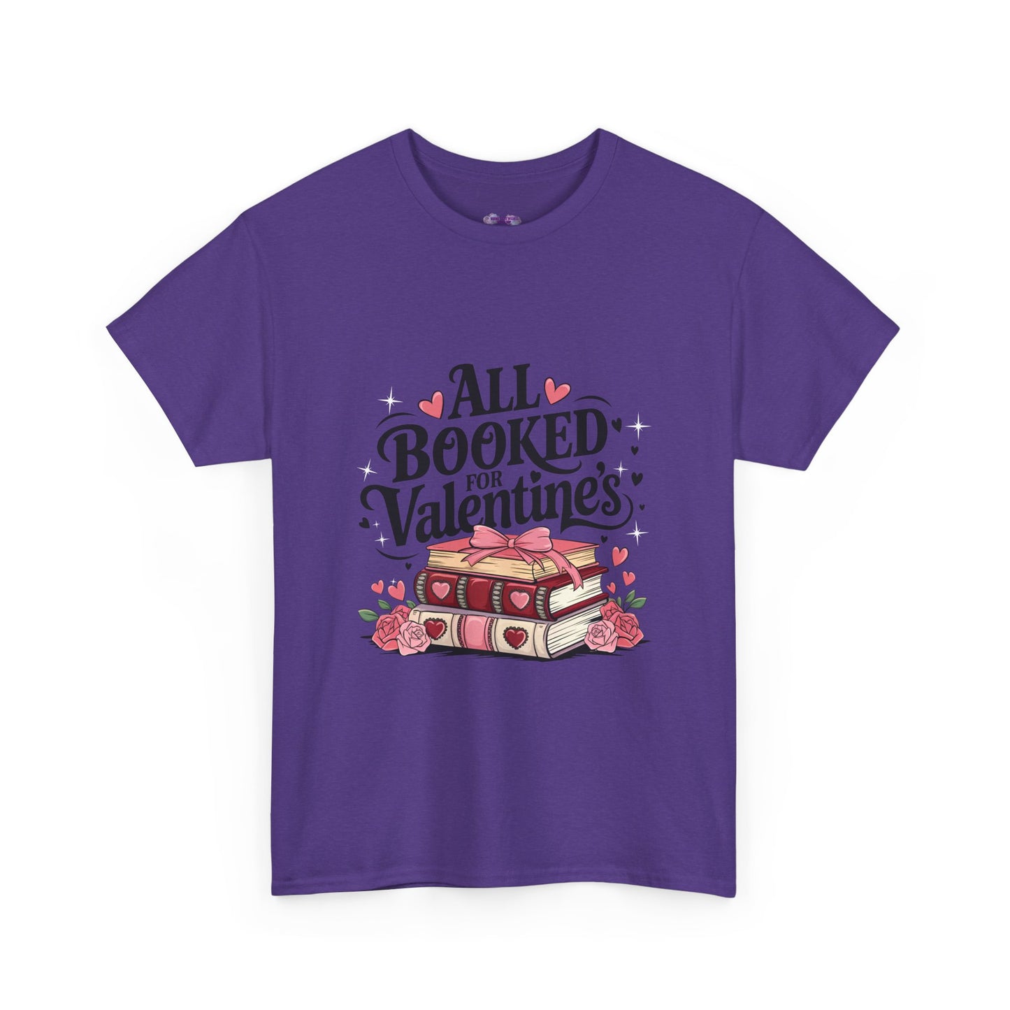 Valentine's Day Book Lover Unisex Tee - sizes S - 5X