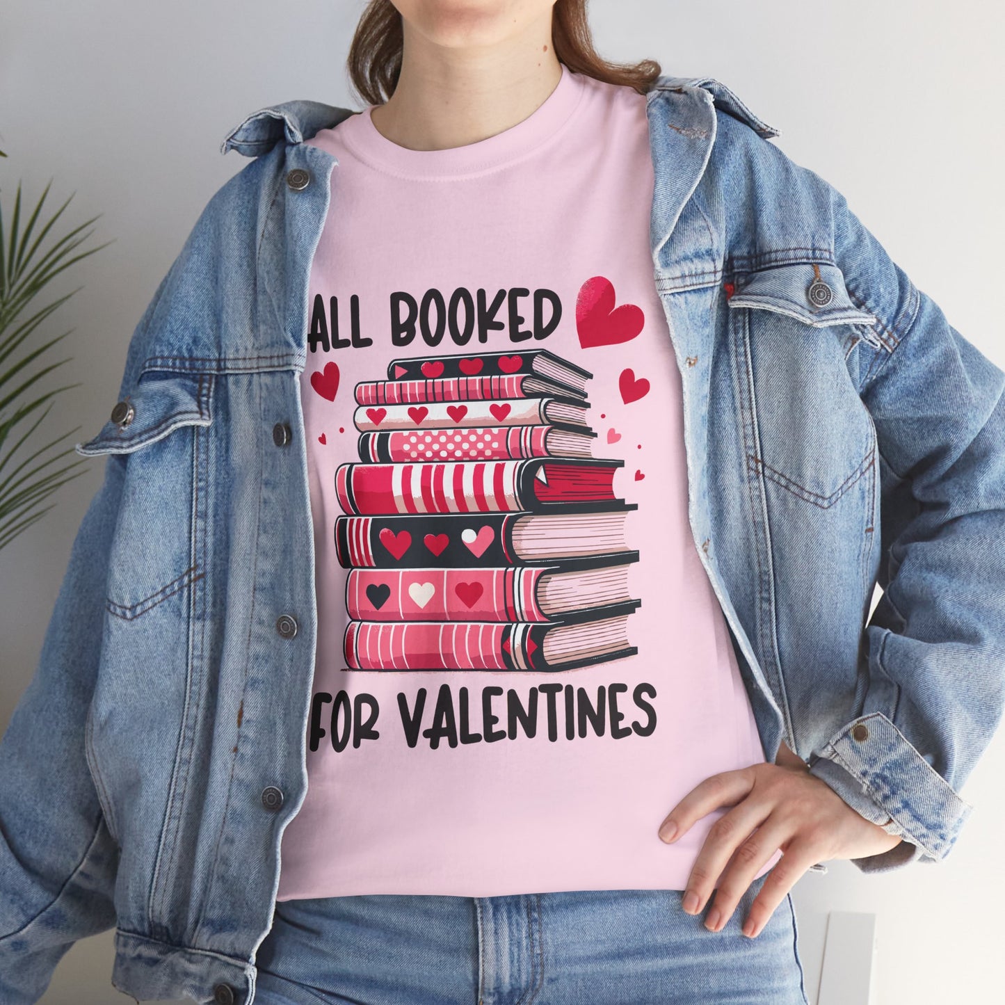 Valentine's Day Book Lover Unisex Tee - sizes S - 5X
