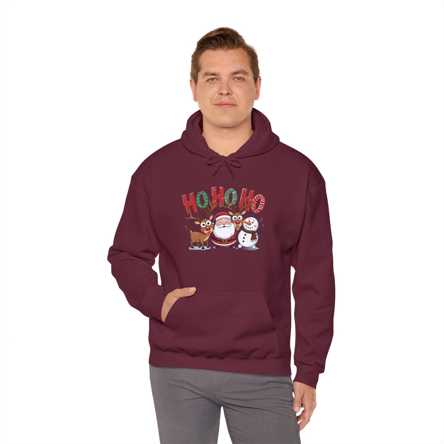 HoHoHo Unisex Heavy Blend™ Hooded Sweatshirt - S - 3X