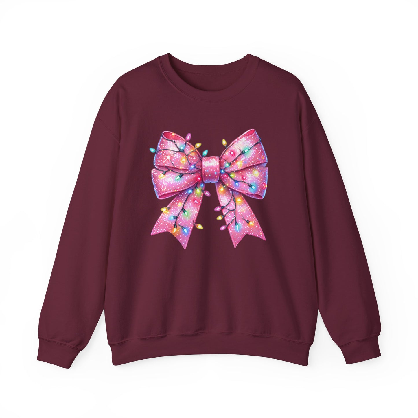 Big Pink Bow Unisex Heavy Blend™ Crewneck Sweatshirt - sizes S - 3X