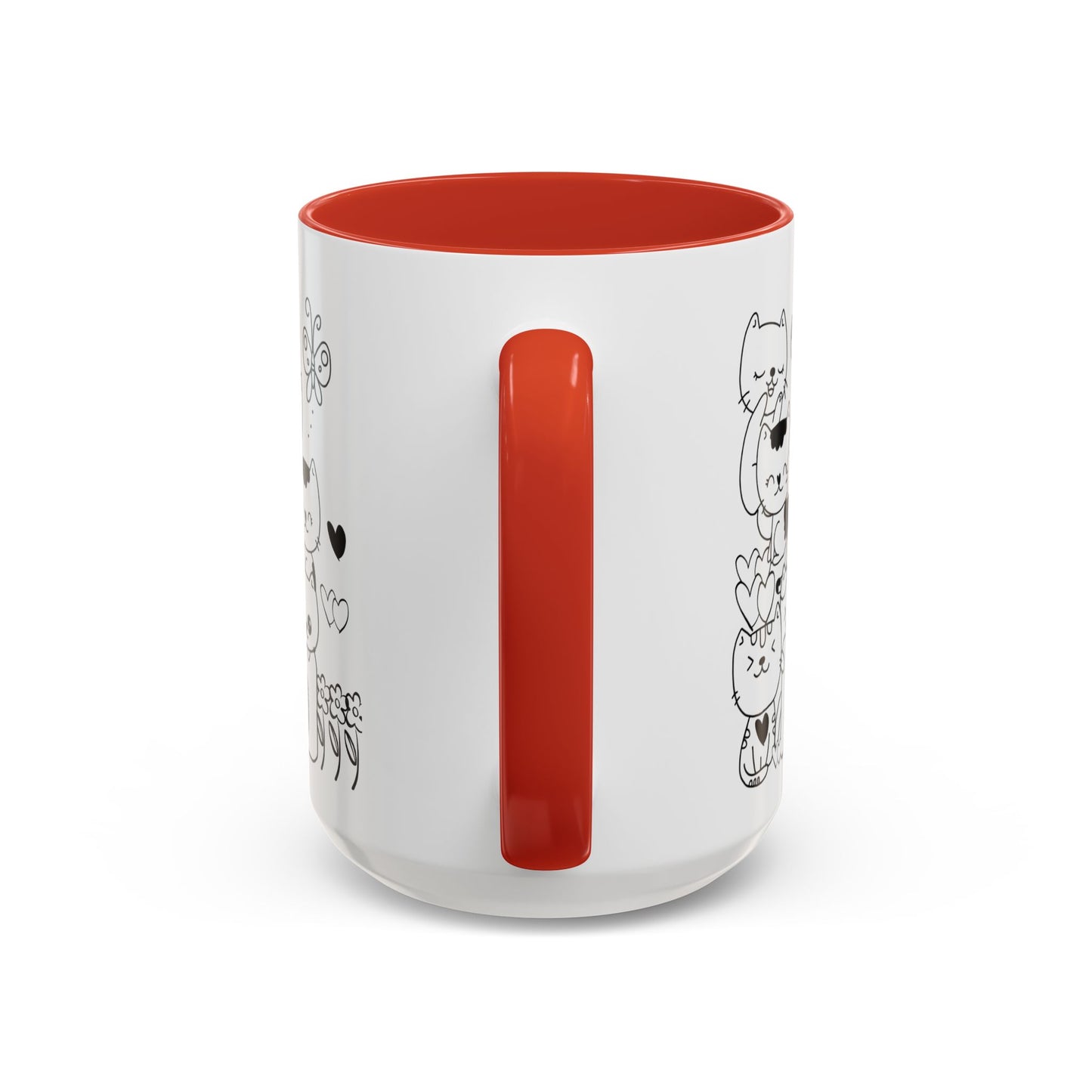 Coffee Mug - Valentine's Day Cat Love Mug for Cat Lovers