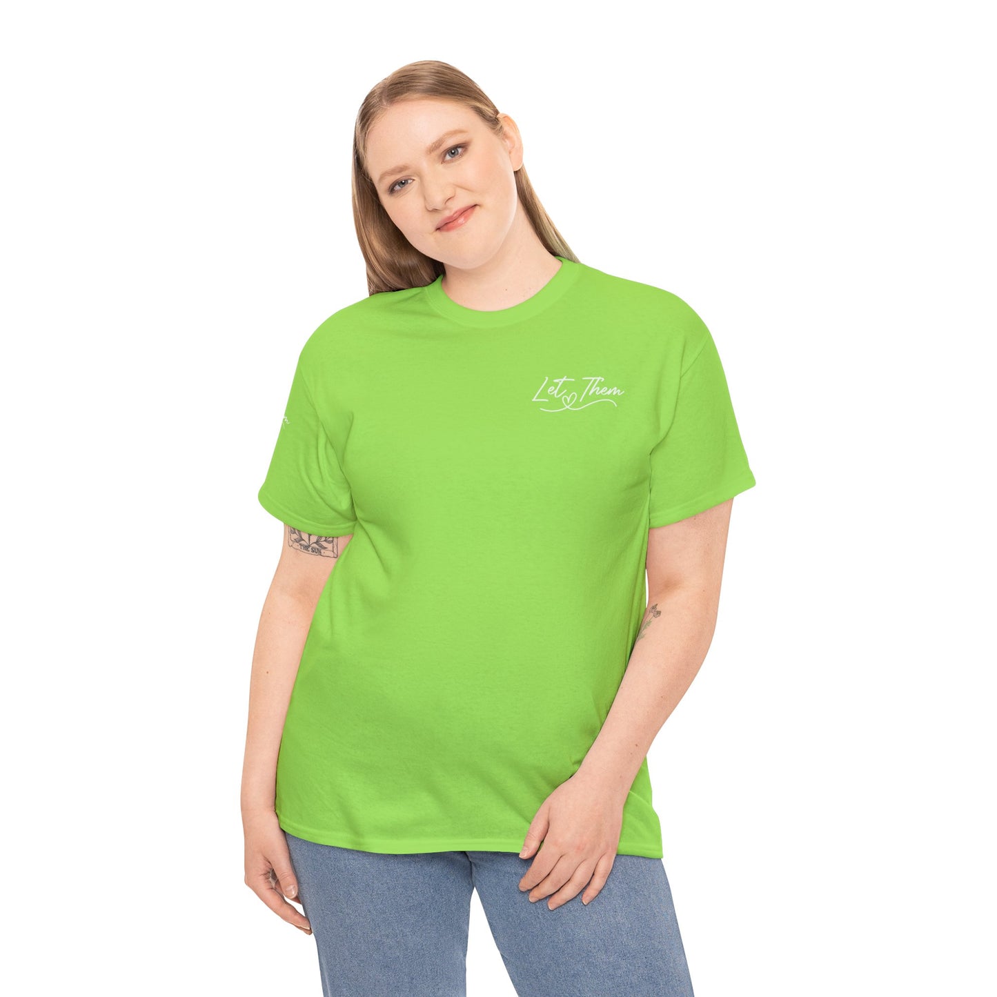 Let Them Unisex Heavy Cotton Tee